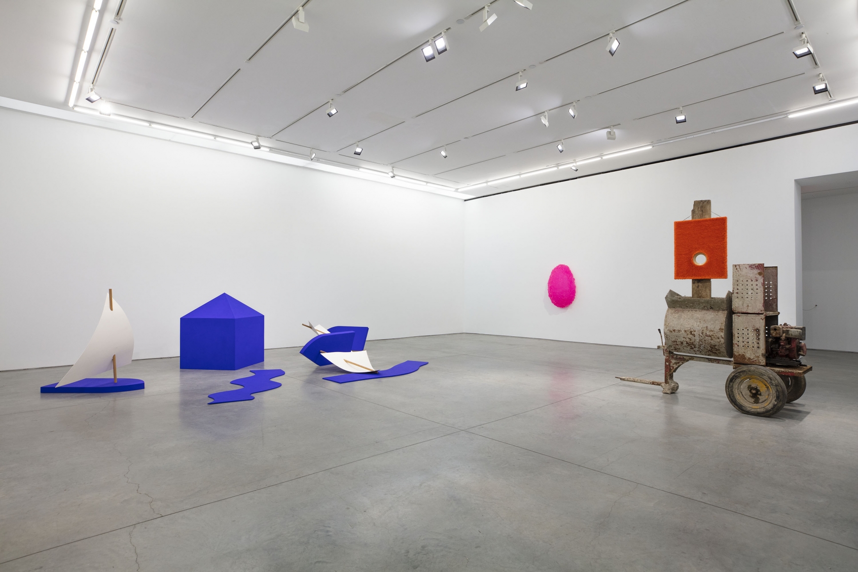 Painting/Sculpture (Installation View), Marianne Boesky Gallery, 2019