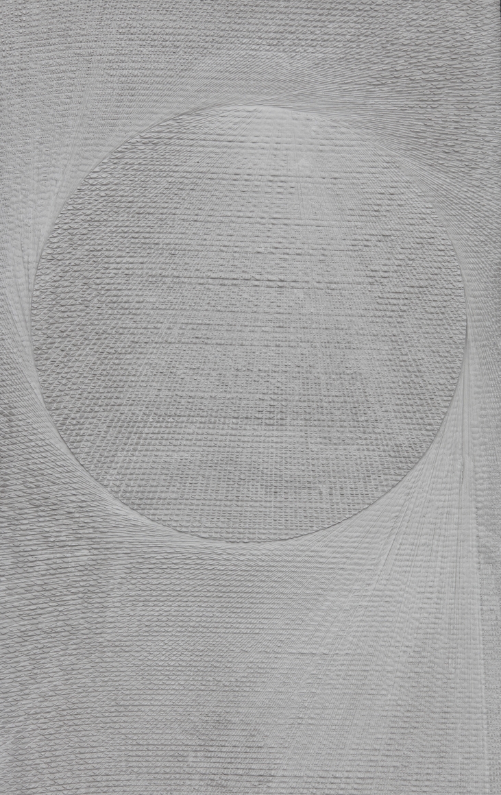 Anthony Pearson, Detail, Untitled (Etched Plaster), 2018