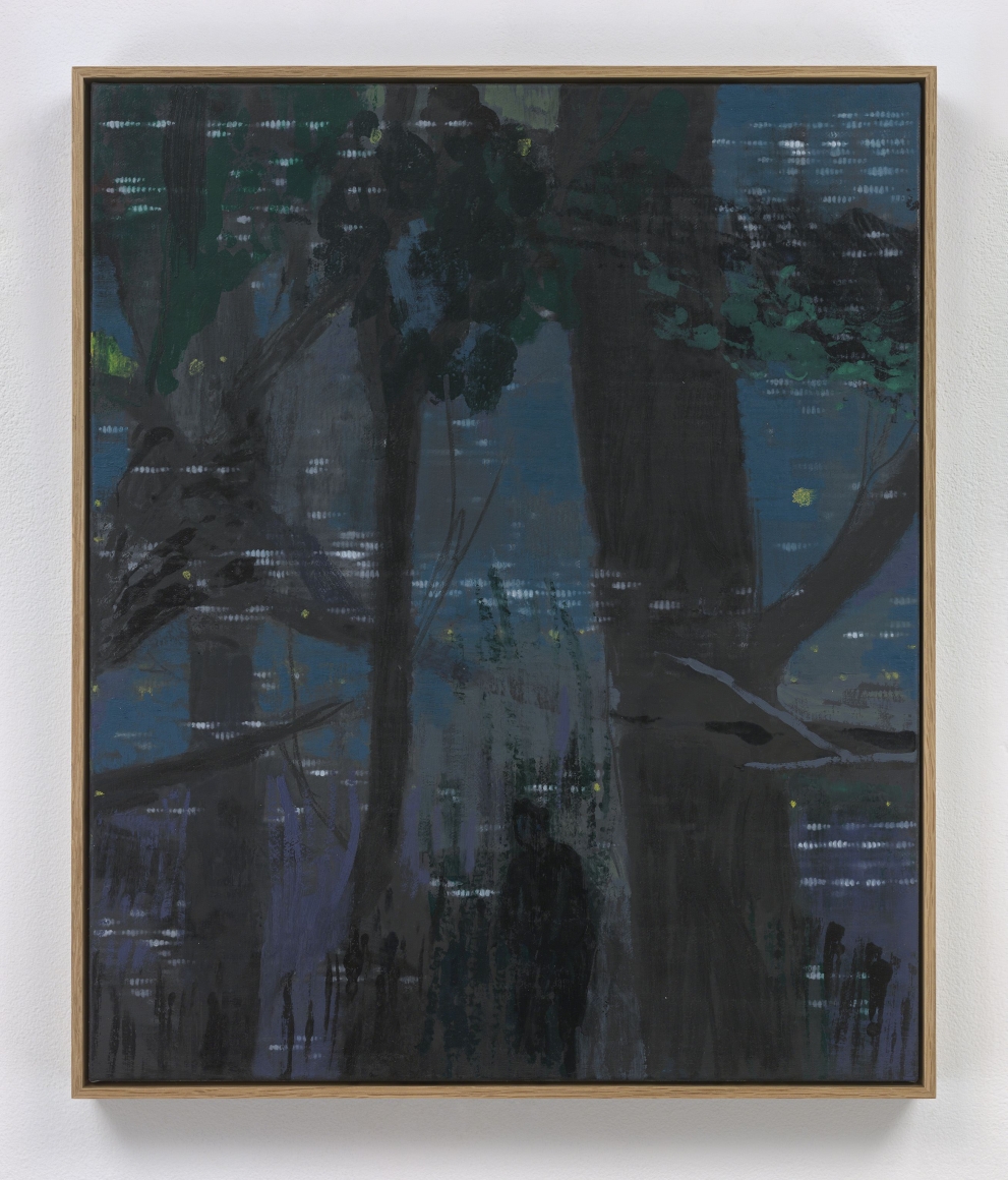 Forager, 2016, Oil paint, oil stick on canvas