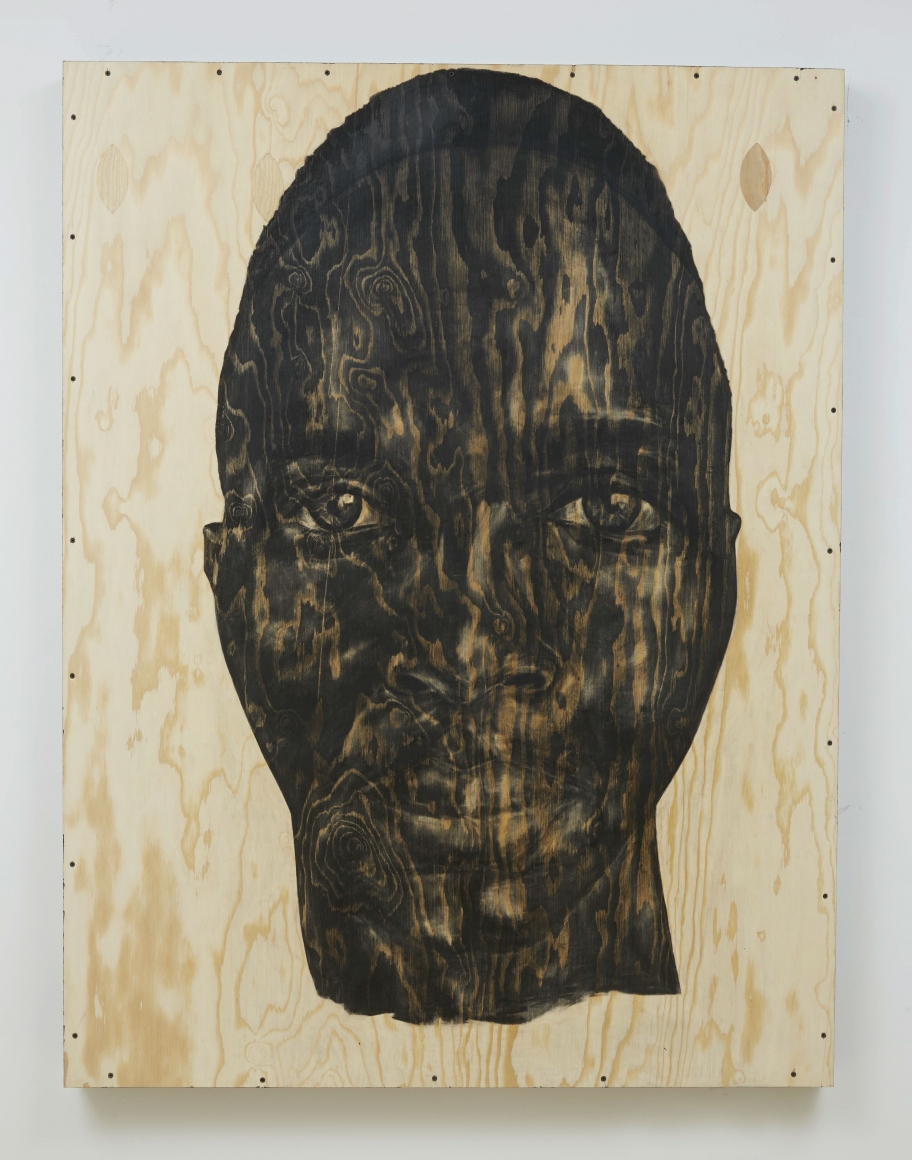 Self Portrait IV, 2014, Paint on Wood