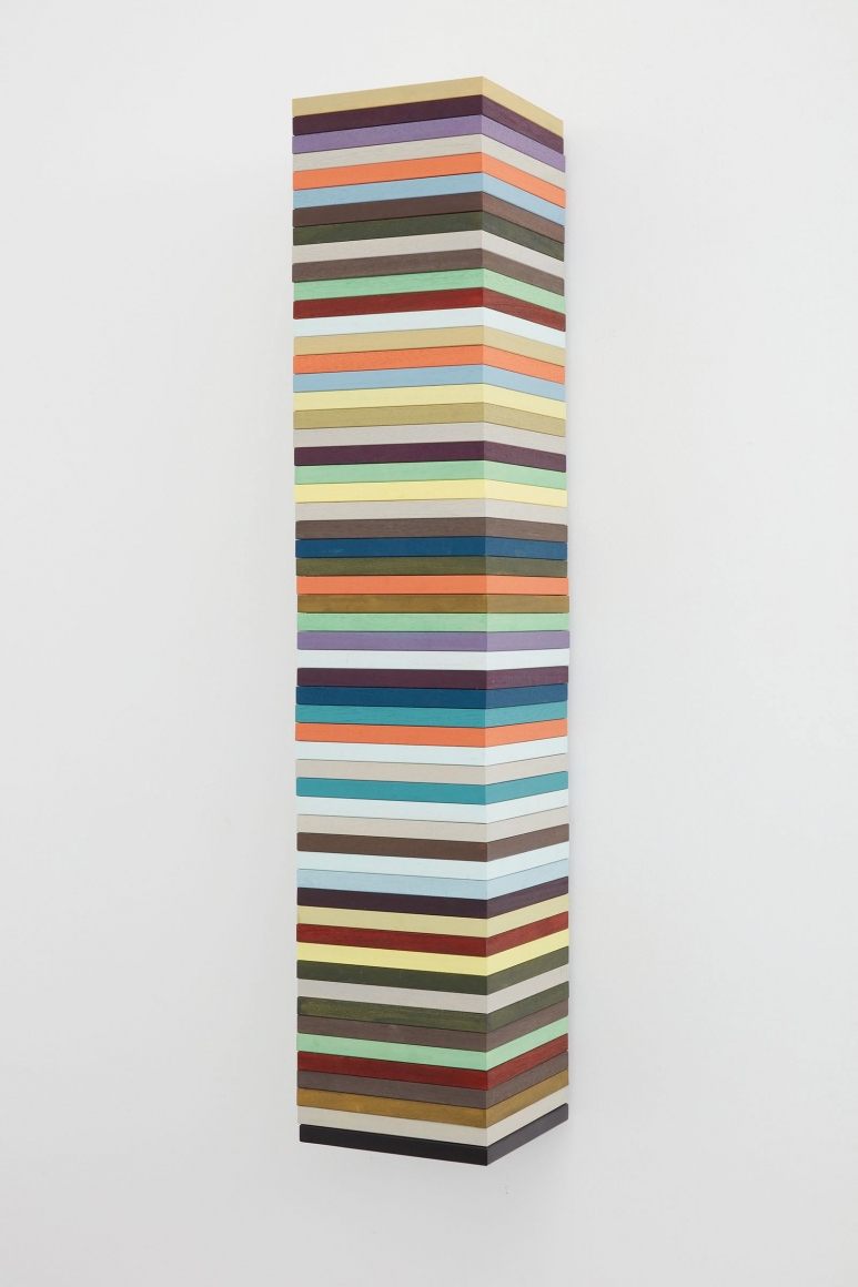 the totality of air, 2016, Wood, glass, paint, metal