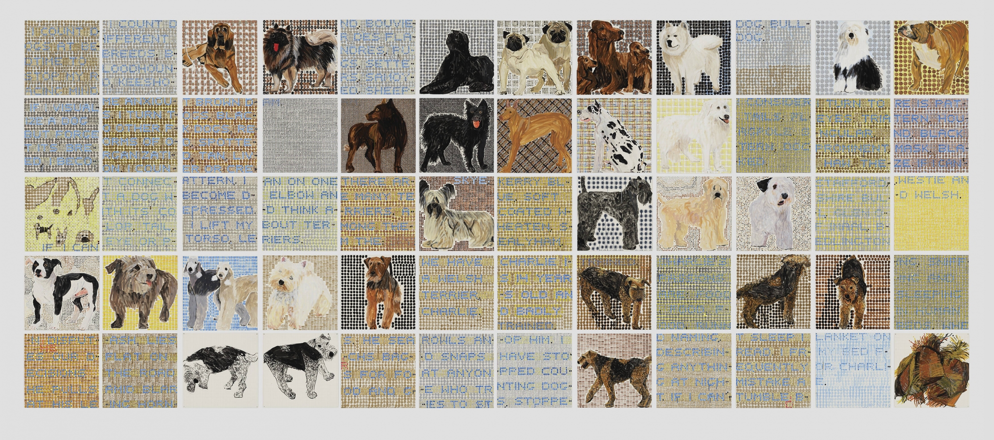 Jennifer Bartlett, Dogs, 2006
