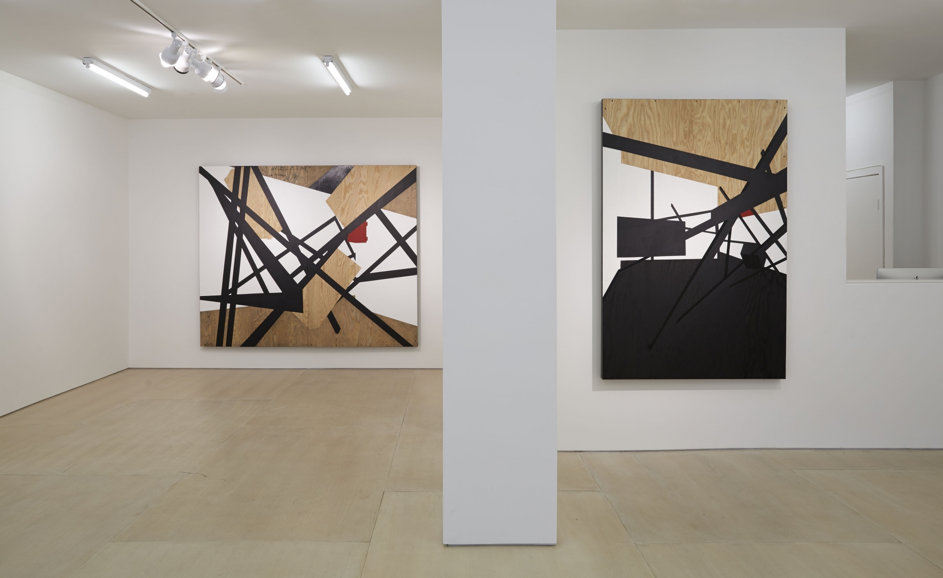 Morphings in BLACK (Installation View), BOESKY EAST, 2014