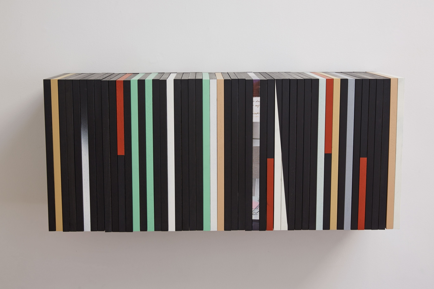 three dimensional block with array of colors by matthias bitzer