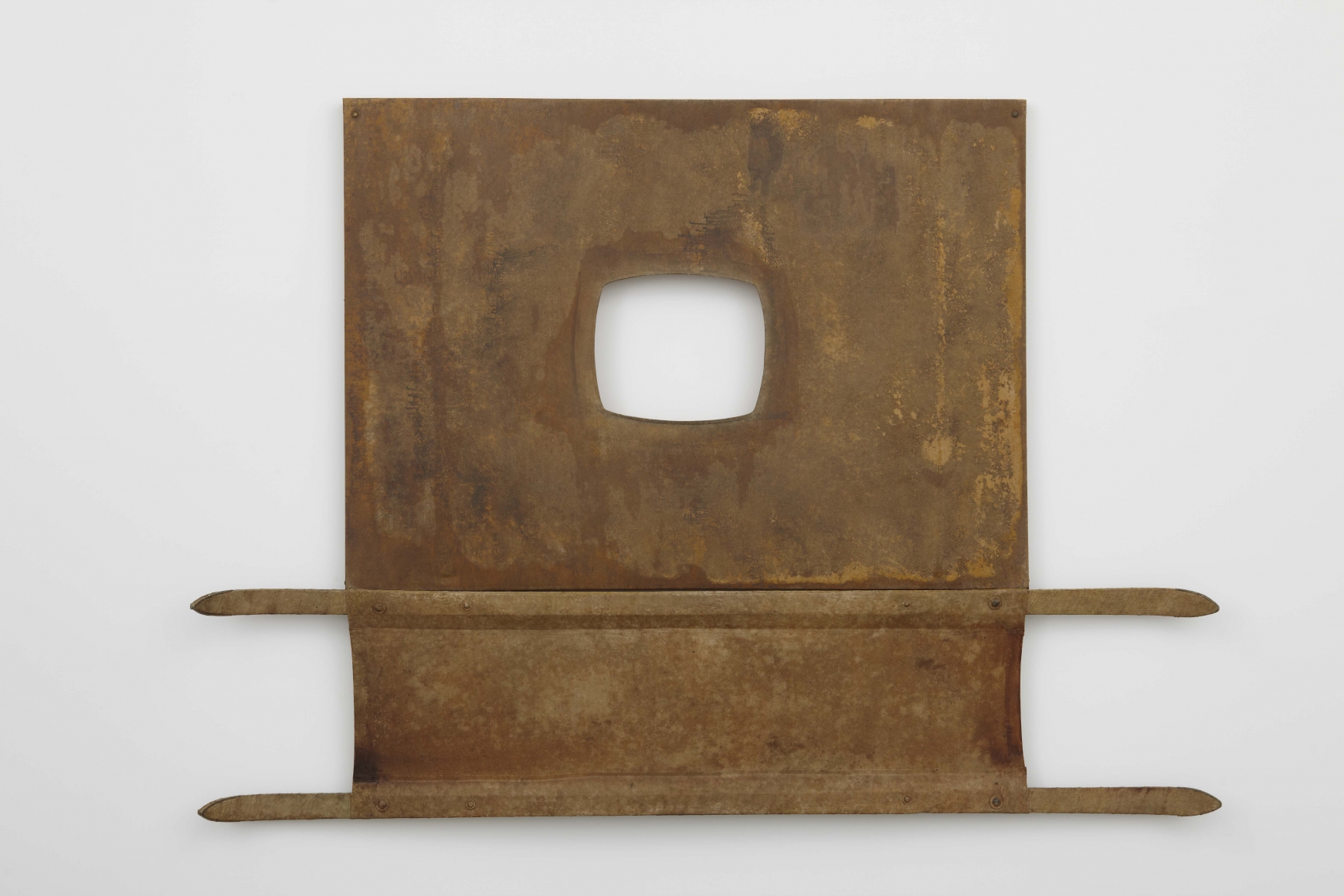 a wall hanging sculpture by salvatore scarpitta