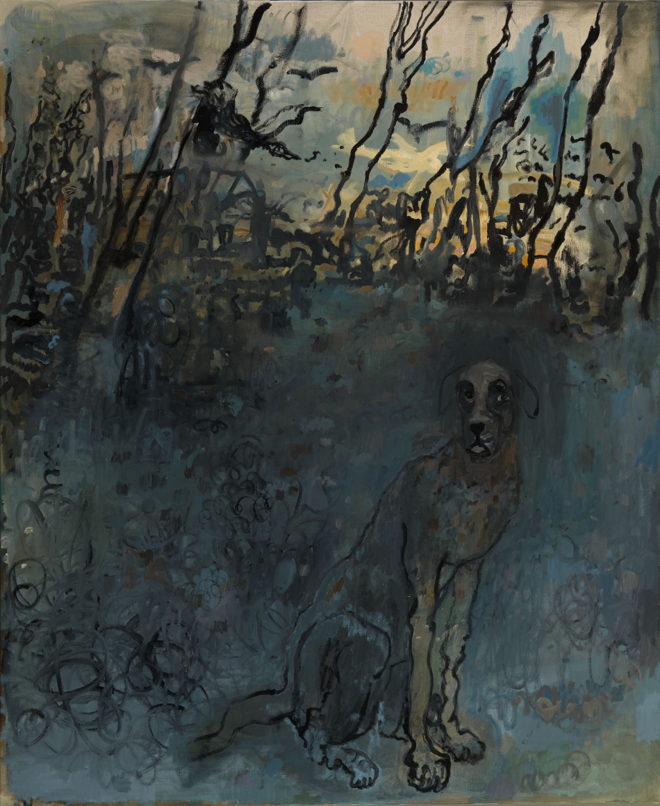 Hannah van Bart dog painting