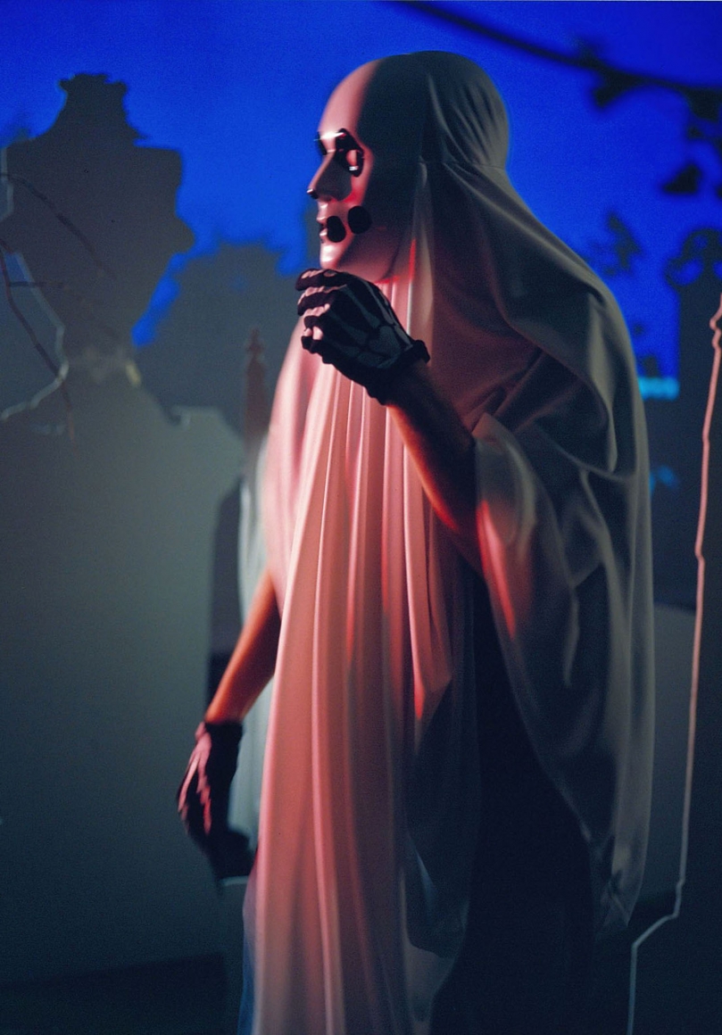 a ghost in a photograph by sue de beer available for sale in a nyc gallery