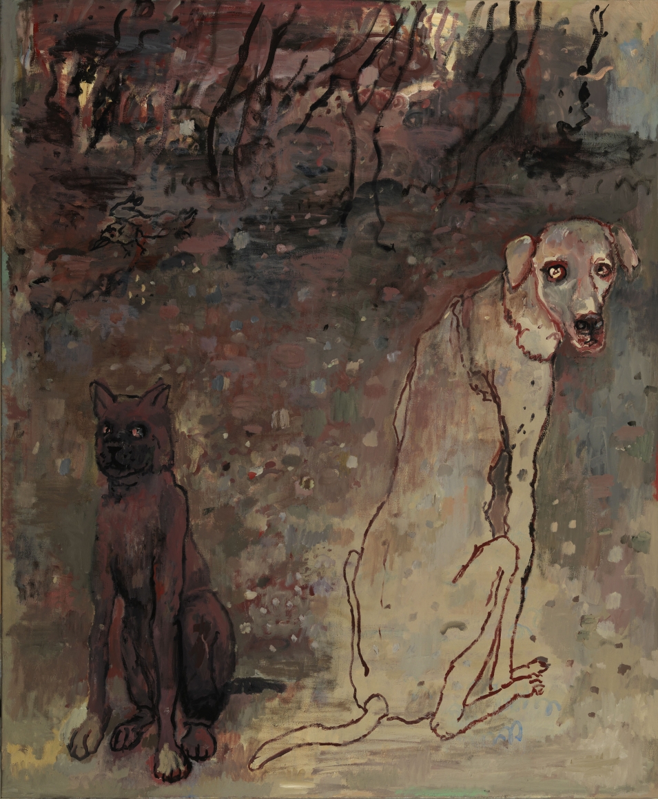Face to face, 2018, Oil on linen