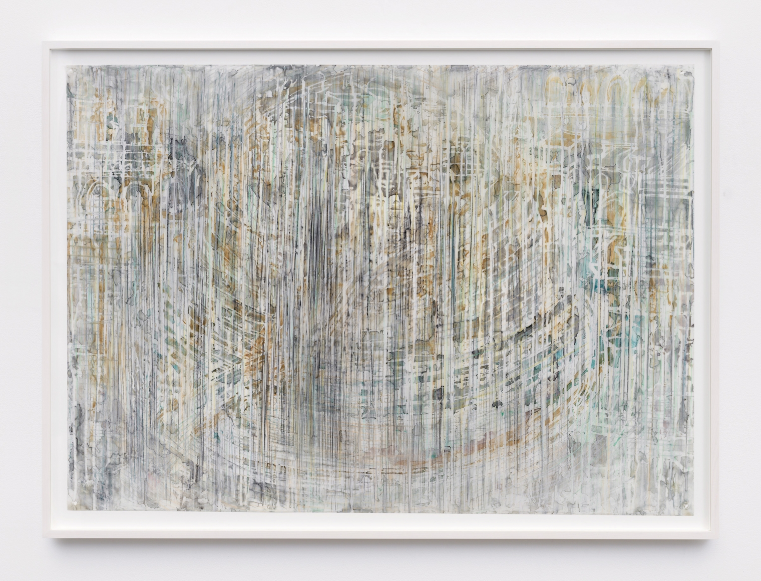 Untitled, 2017, Conté, charcoal, pastel, acrylic on mylar