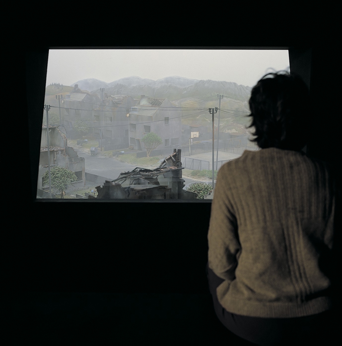 Location, a mixed media sculptural installation, created by the artist Hans Op de Beeck