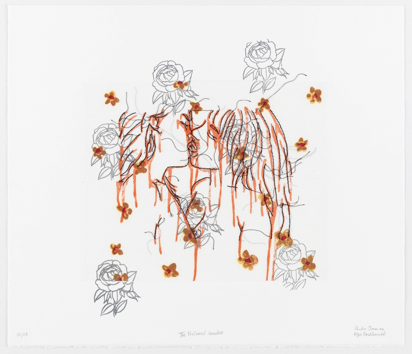 Ghada Amer and Reza Farkhondeh, The Perfumed Garden, 2006