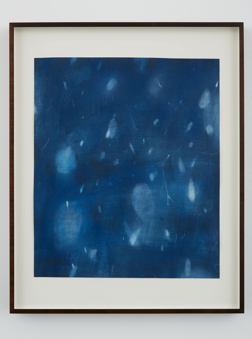 Untitled (Snow), 2014, Mixed media on paper