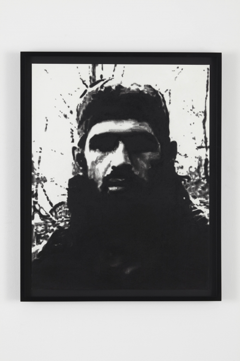 Untitled (48 Portraits, 2010), 2010, Charcoal on paper