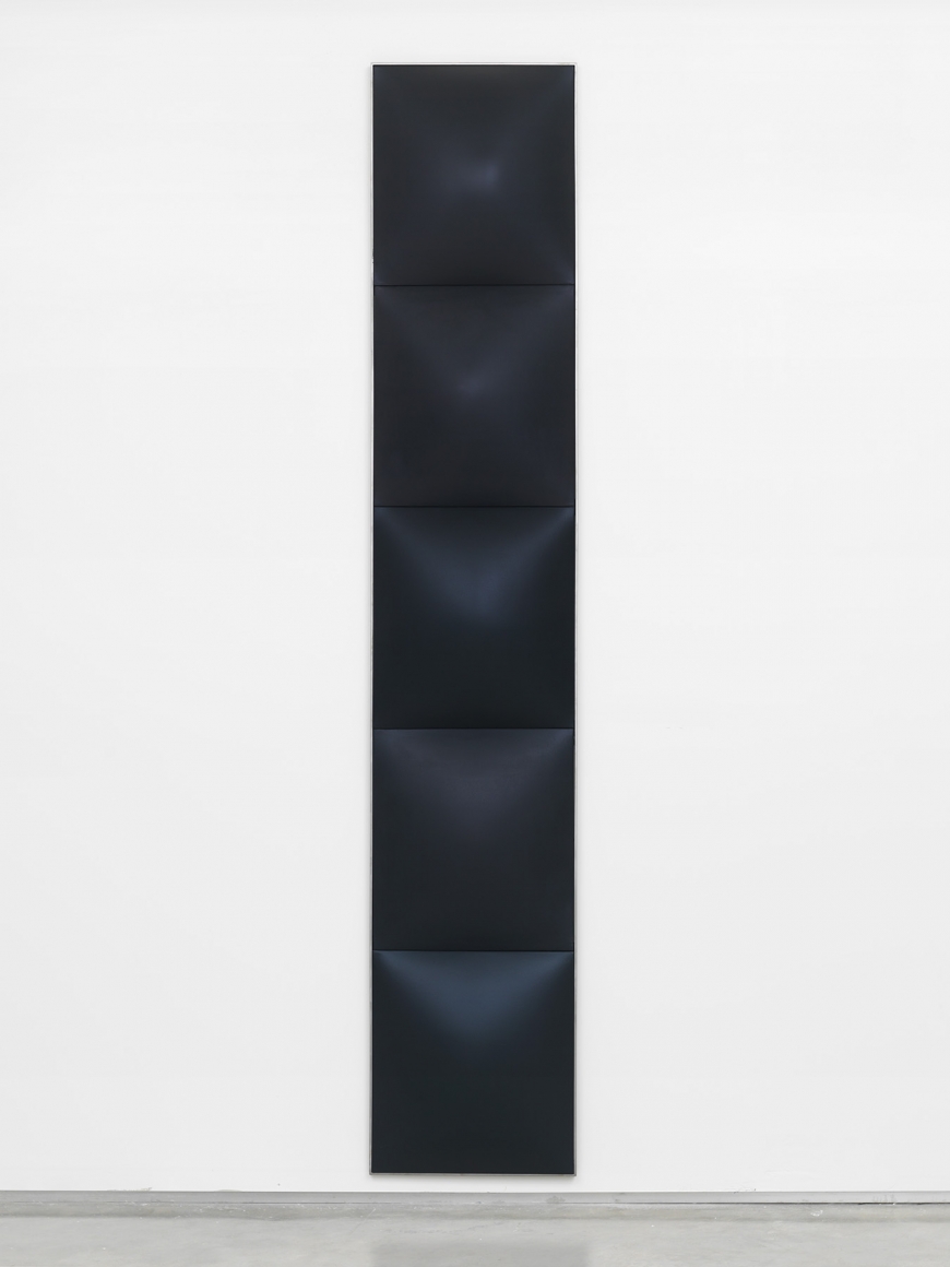 Either Or, 2015, Oil, cotton, and fiberglass reinforced plaster, in artist's frame