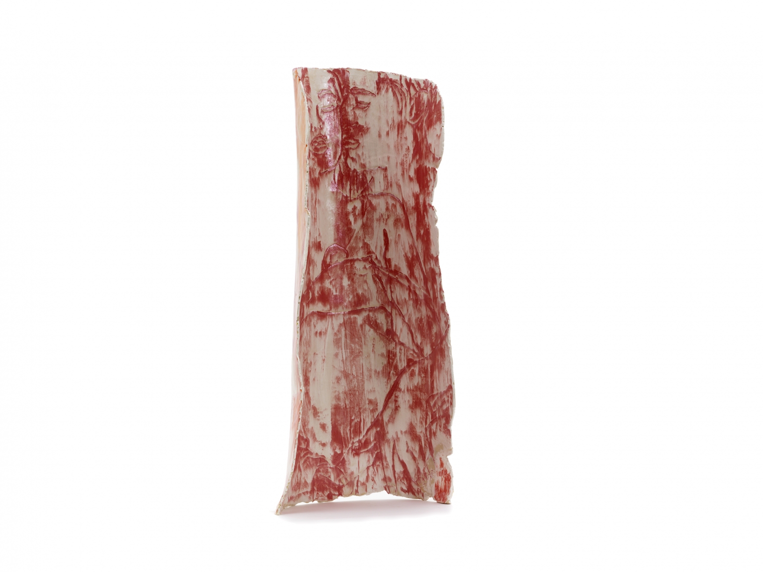 Lovers in Red, 2015, Glazed ceramic with porcelain inlay