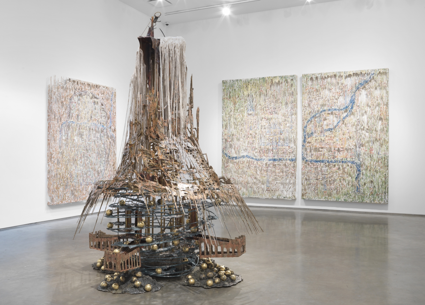 FALCON'S FORTRESS (Installation View), Boesky Gallery, 2017