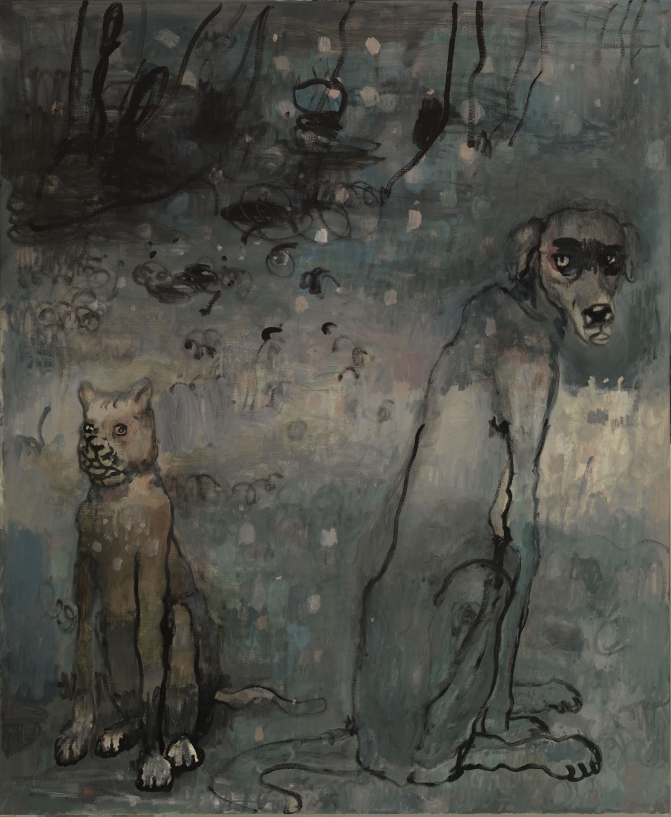 Die Nacht redet, 2019, Oil on linen