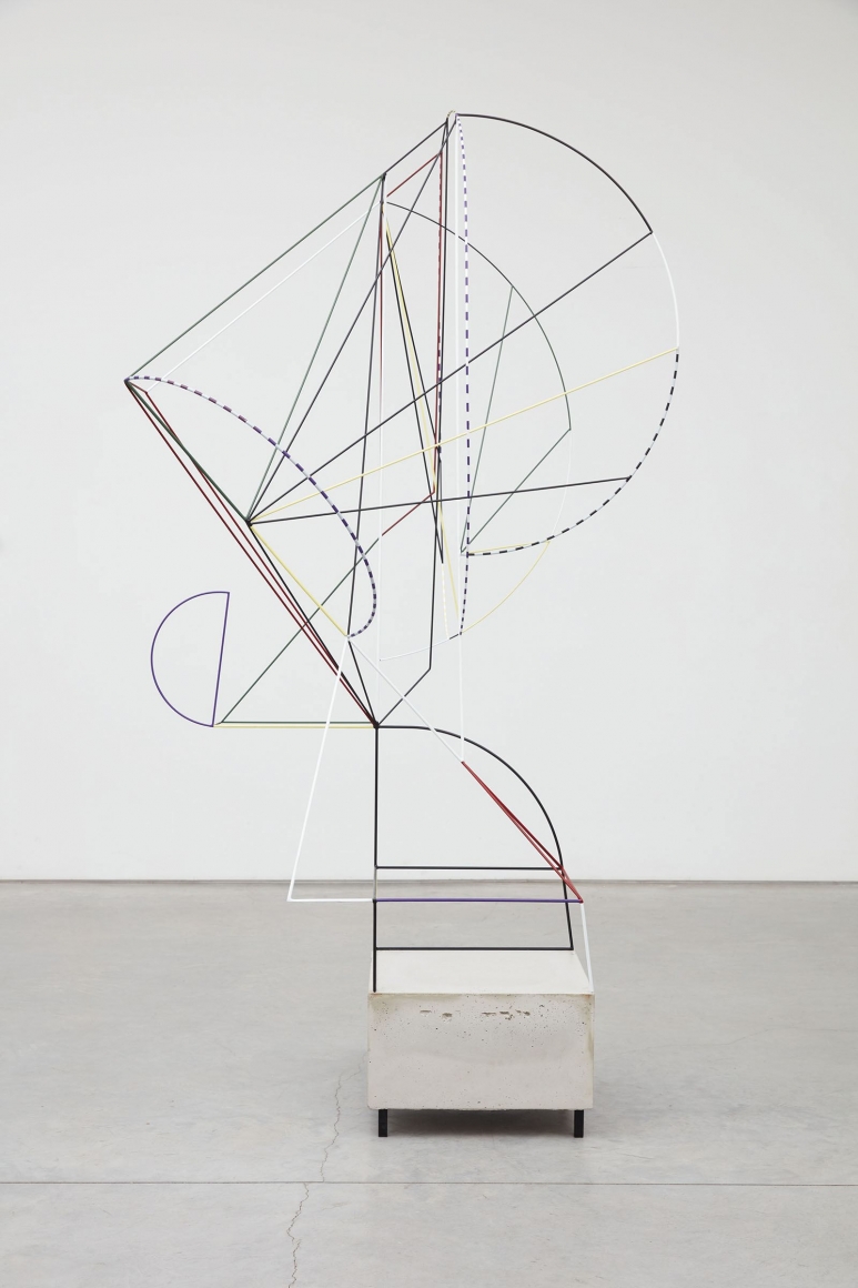 Untitled, 2016, Metal, paint, concrete