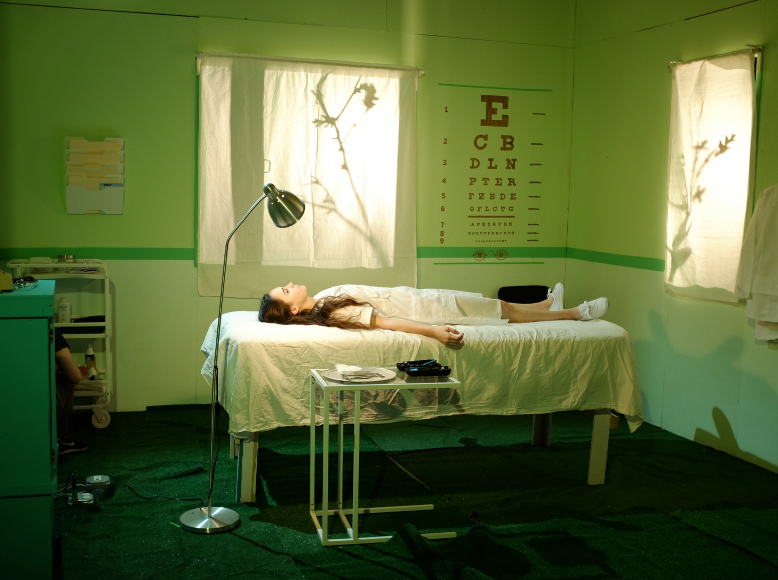 a film still from The White Wolf, a werewolf horror thriller film by Sue de beer