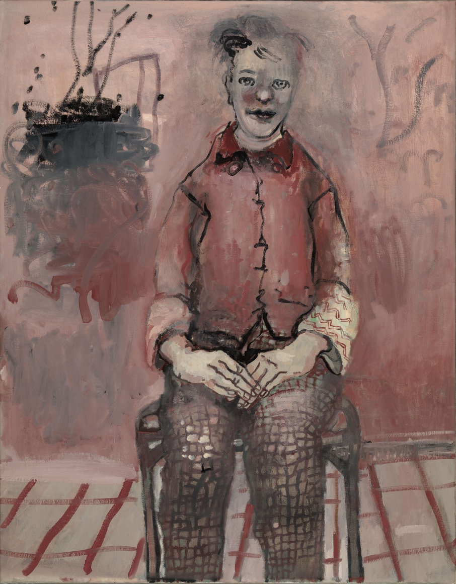 Woman seated, 2019, Oil on linen