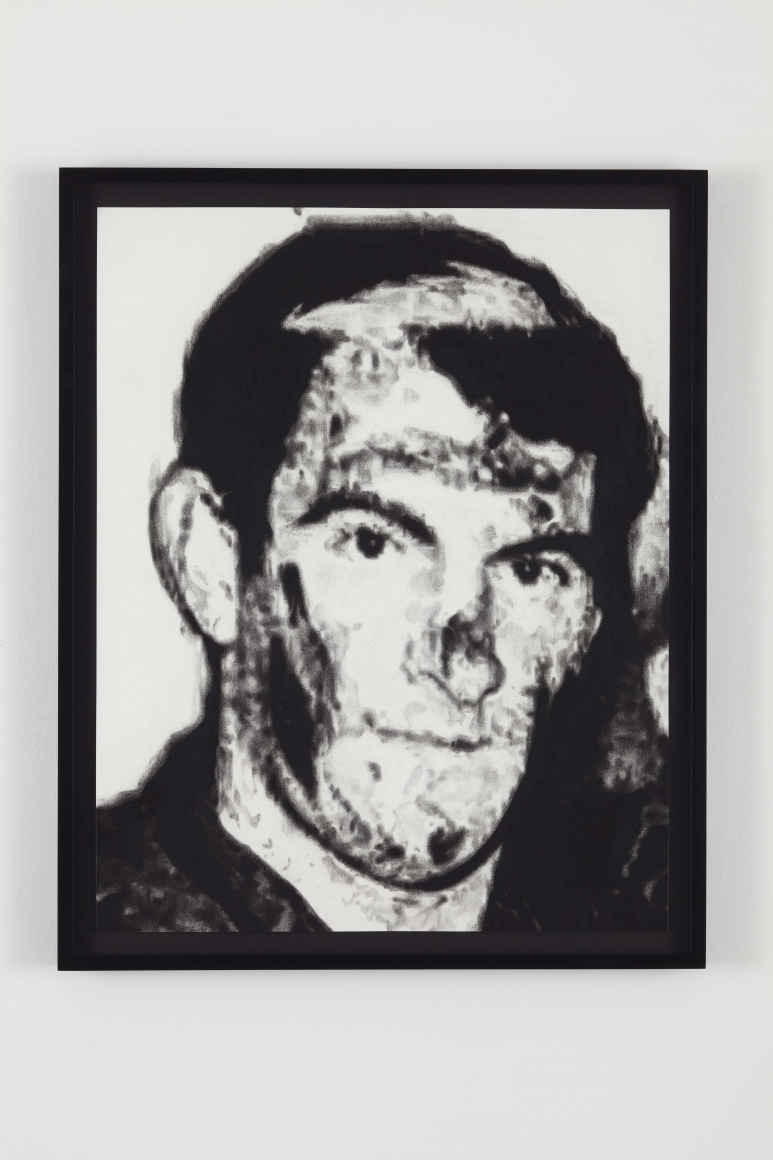 Untitled (48 Portraits, 2010), 2010, Charcoal on paper