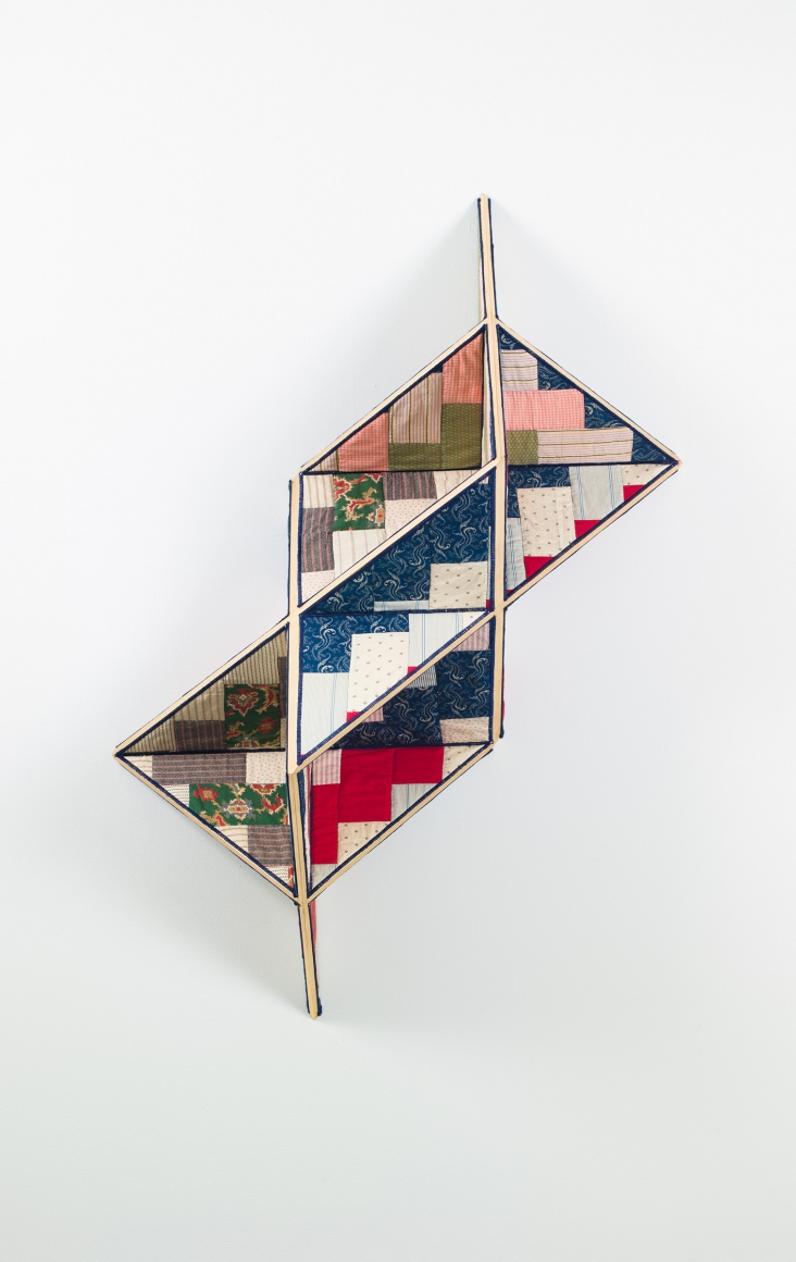 an antique quilt work by Sanford Biggers for sale