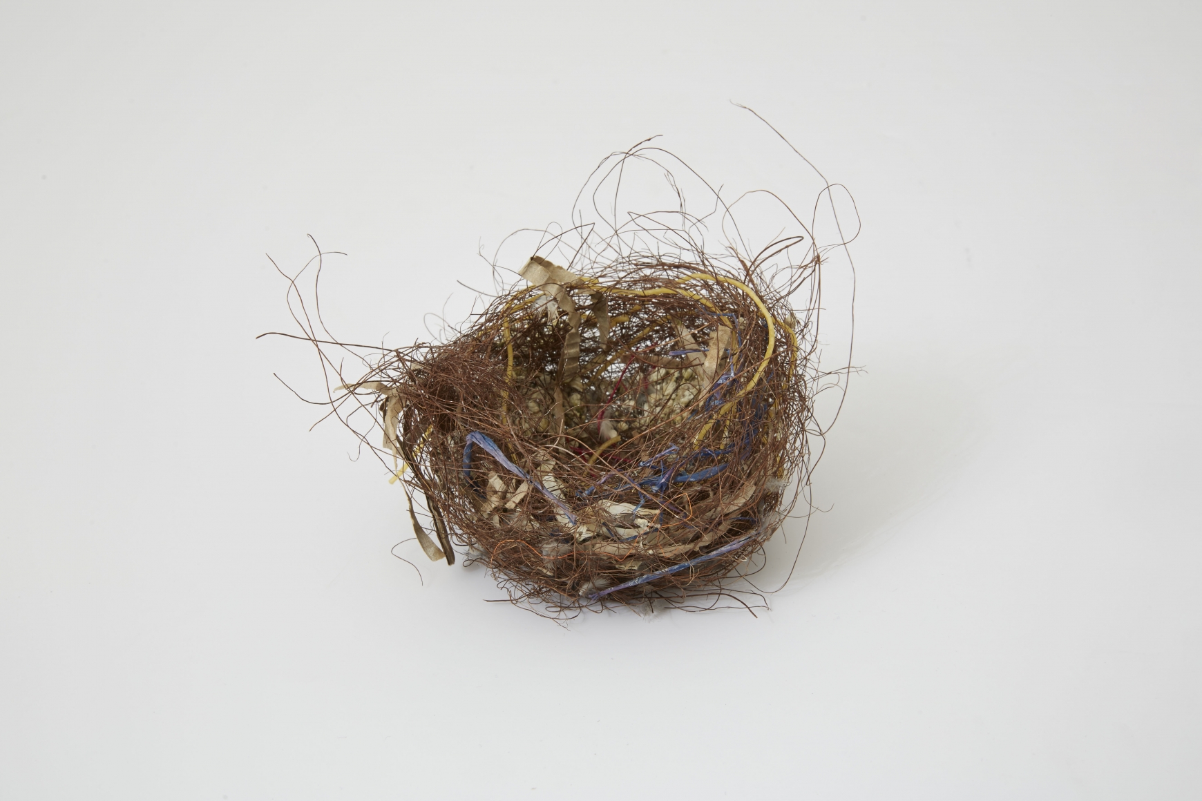 a nest fiber artwork by German contemporary artist Bjorn Braun