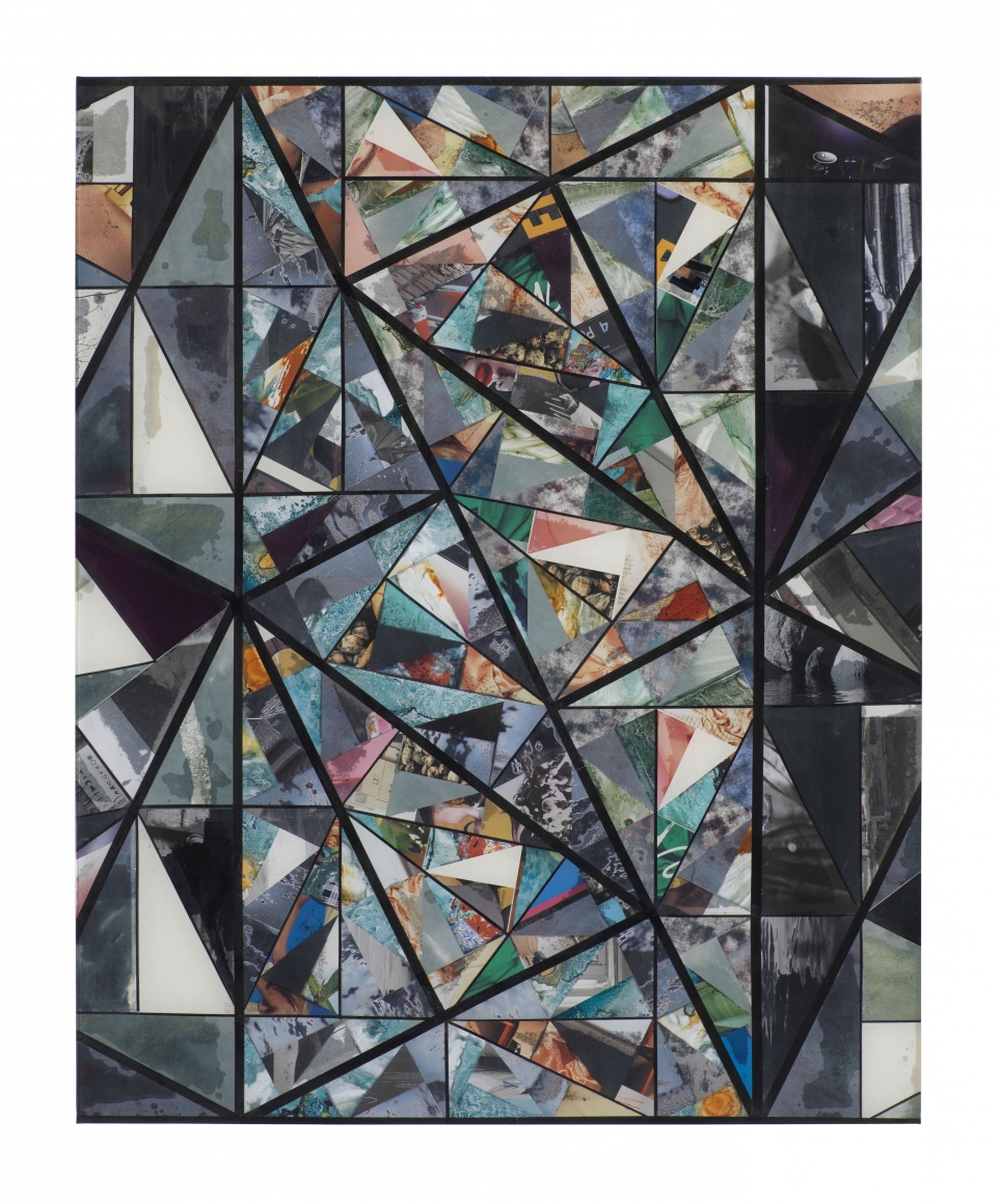 Window, 2018, Paper and epoxy on board