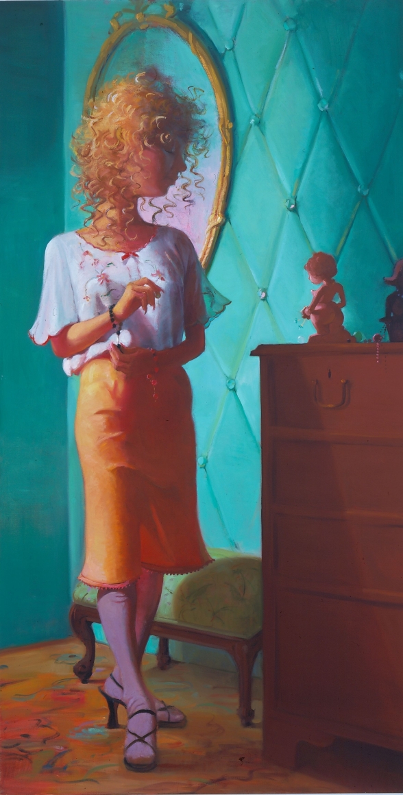 Curlie G., 2003, Oil on linen