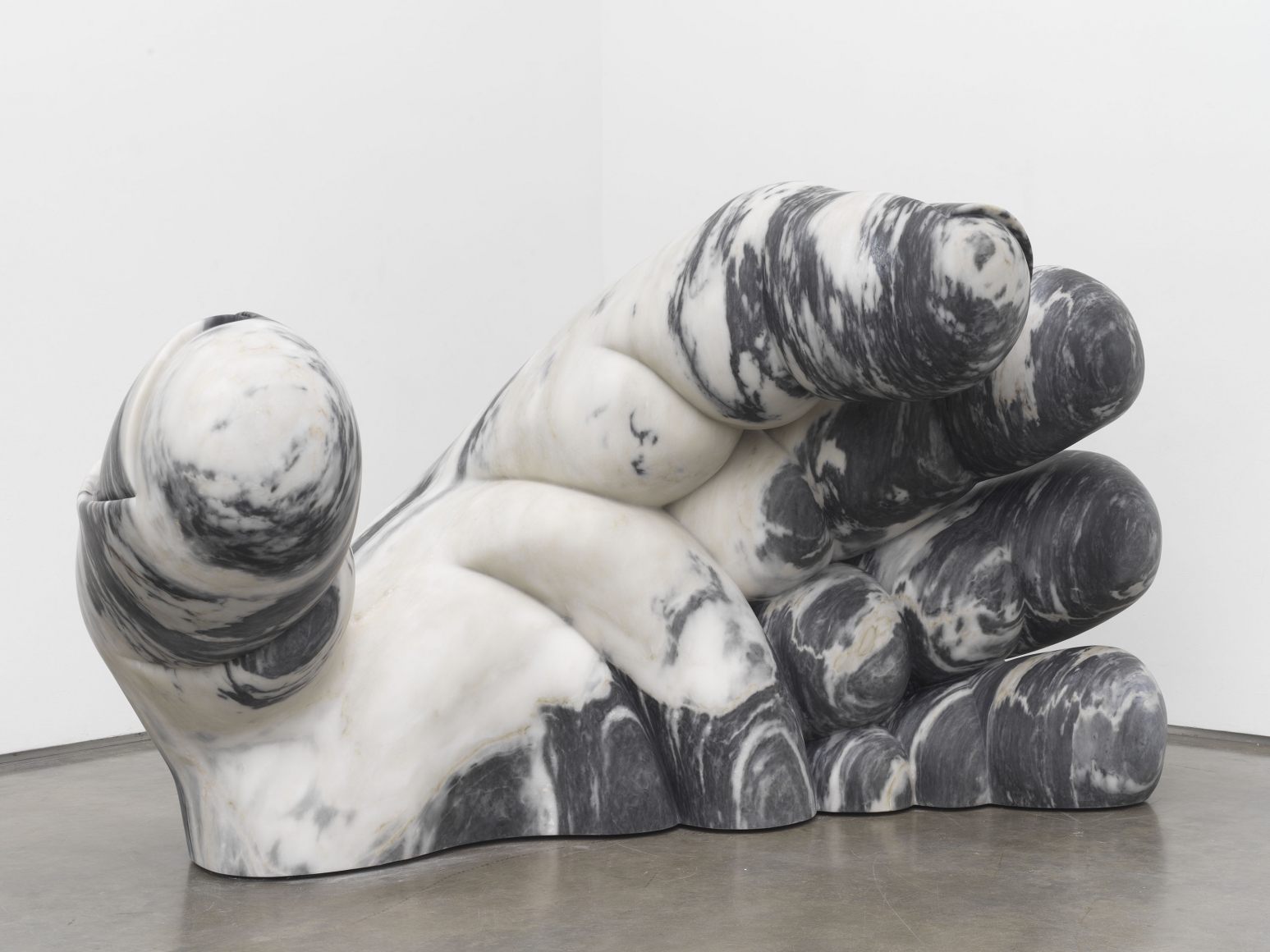 Michelle O-palma, 2019, Hand-carved Pele de Tigre marble