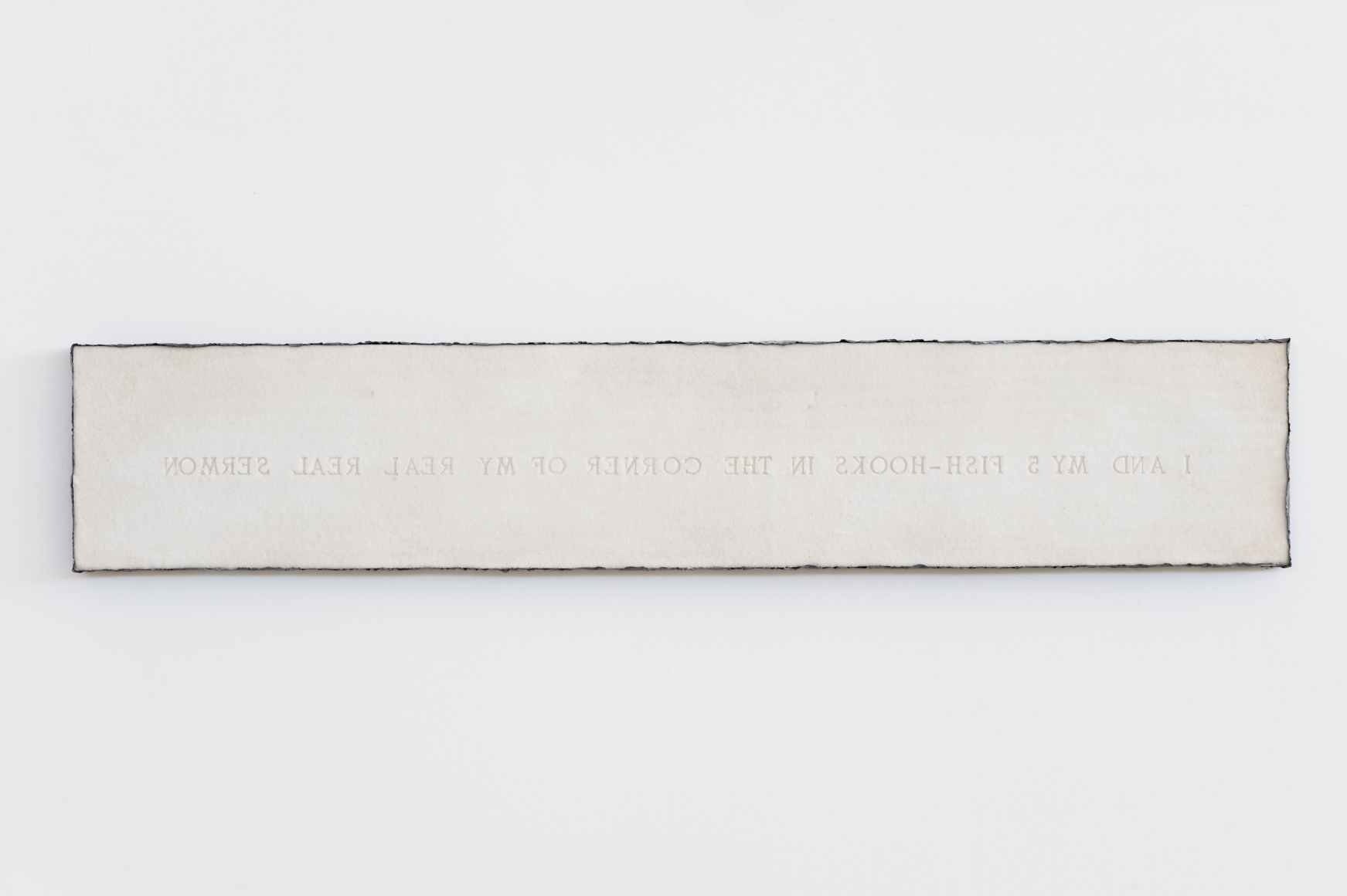a salt and lead work of art by contemporary artist Pier Paolo Calzolari