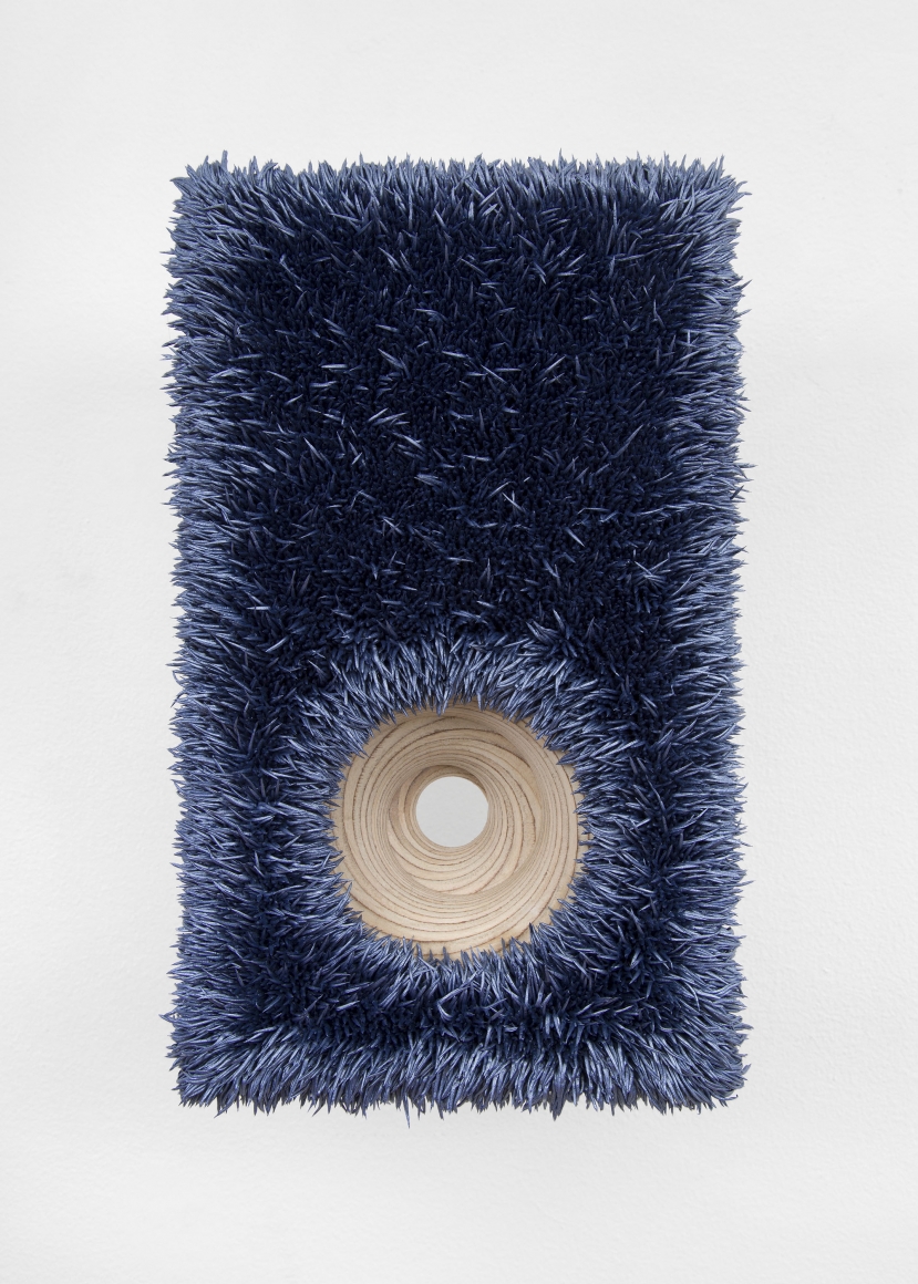 Donald Moffett dark blue glory hole