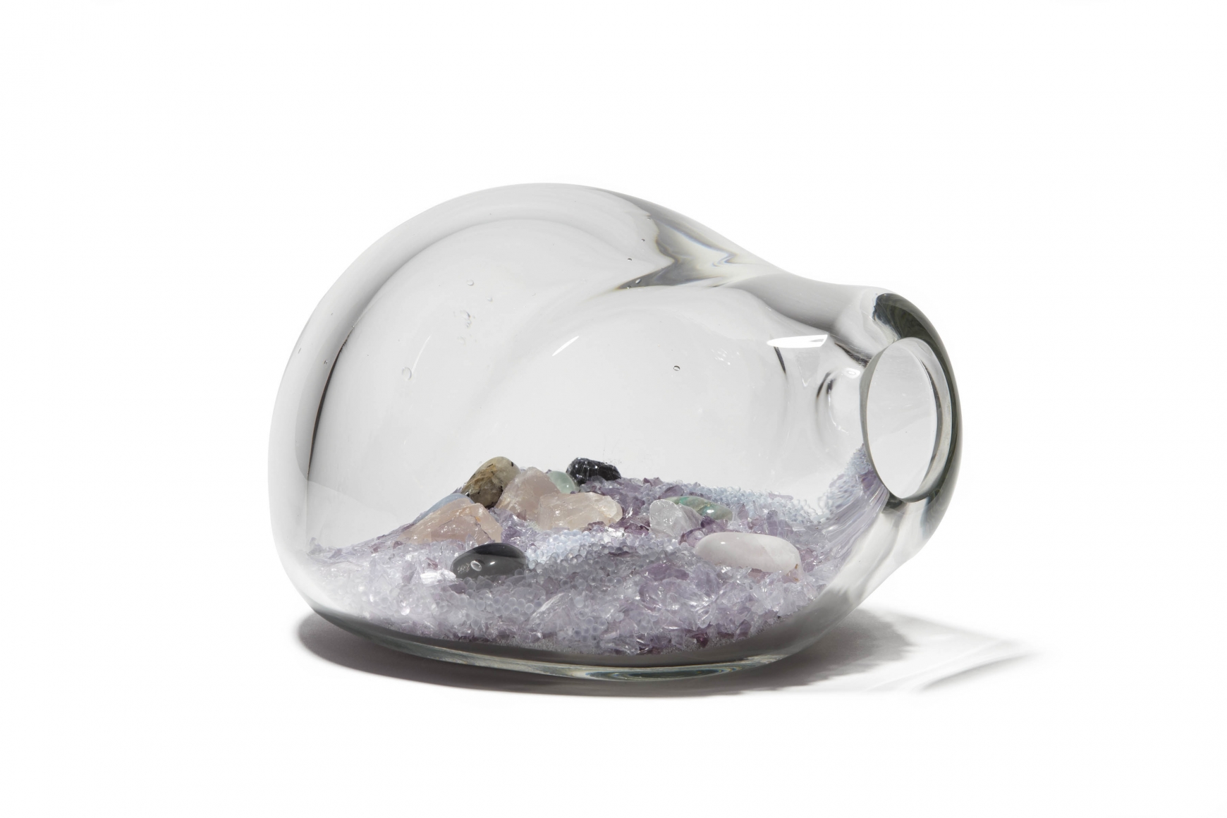 vase with crystals by paula hayes