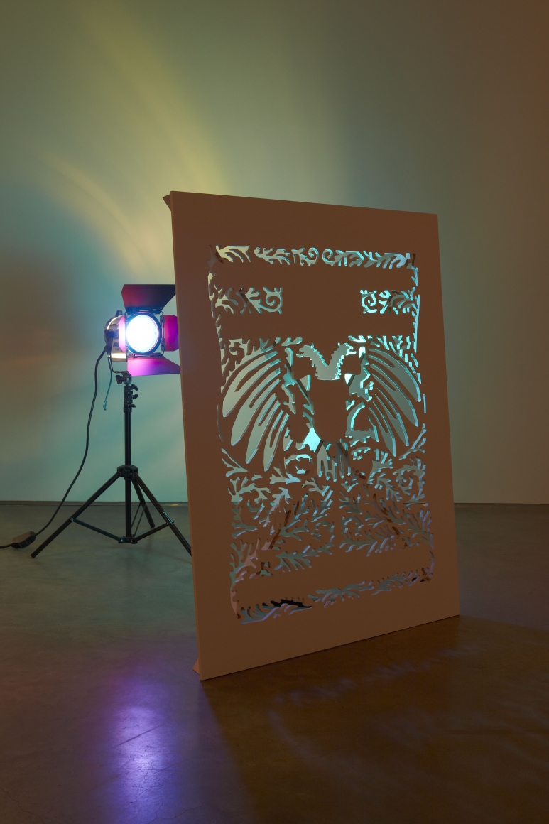 Depiction of a Star Obscured by Another Figure (Installation View), Marianne Boesky Gallery, 2011
