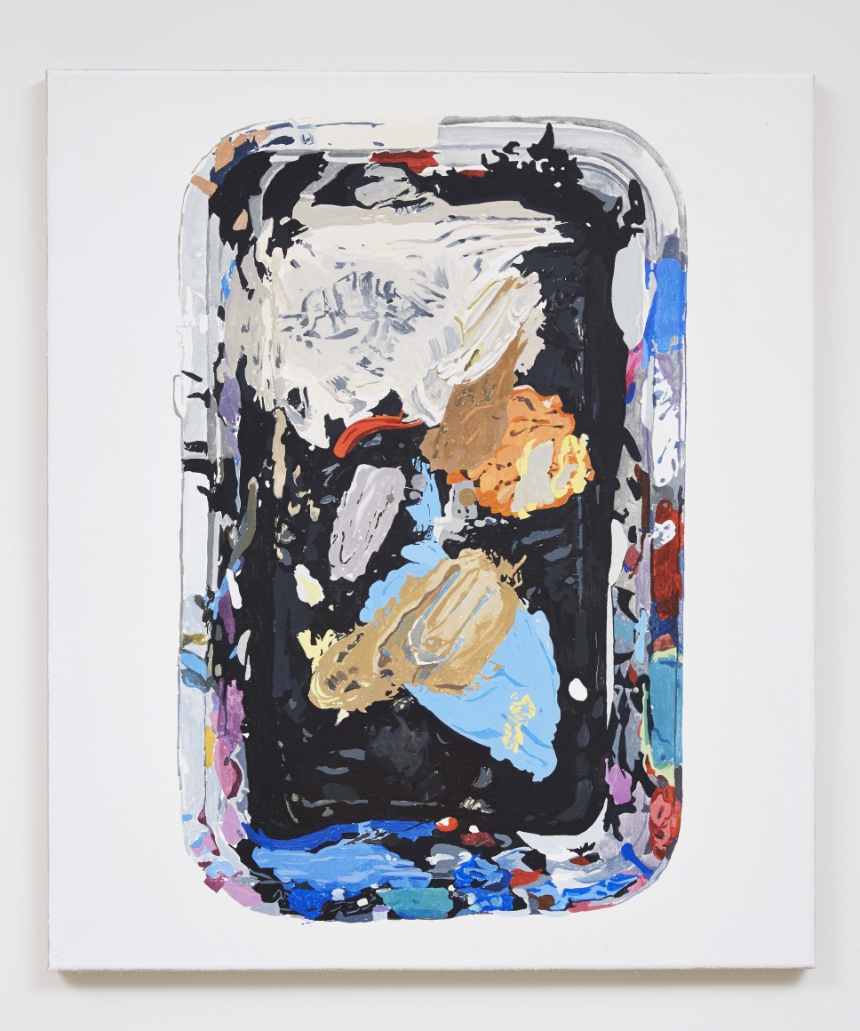 Material Evidence (Tray), 2014, Acrylic on linen