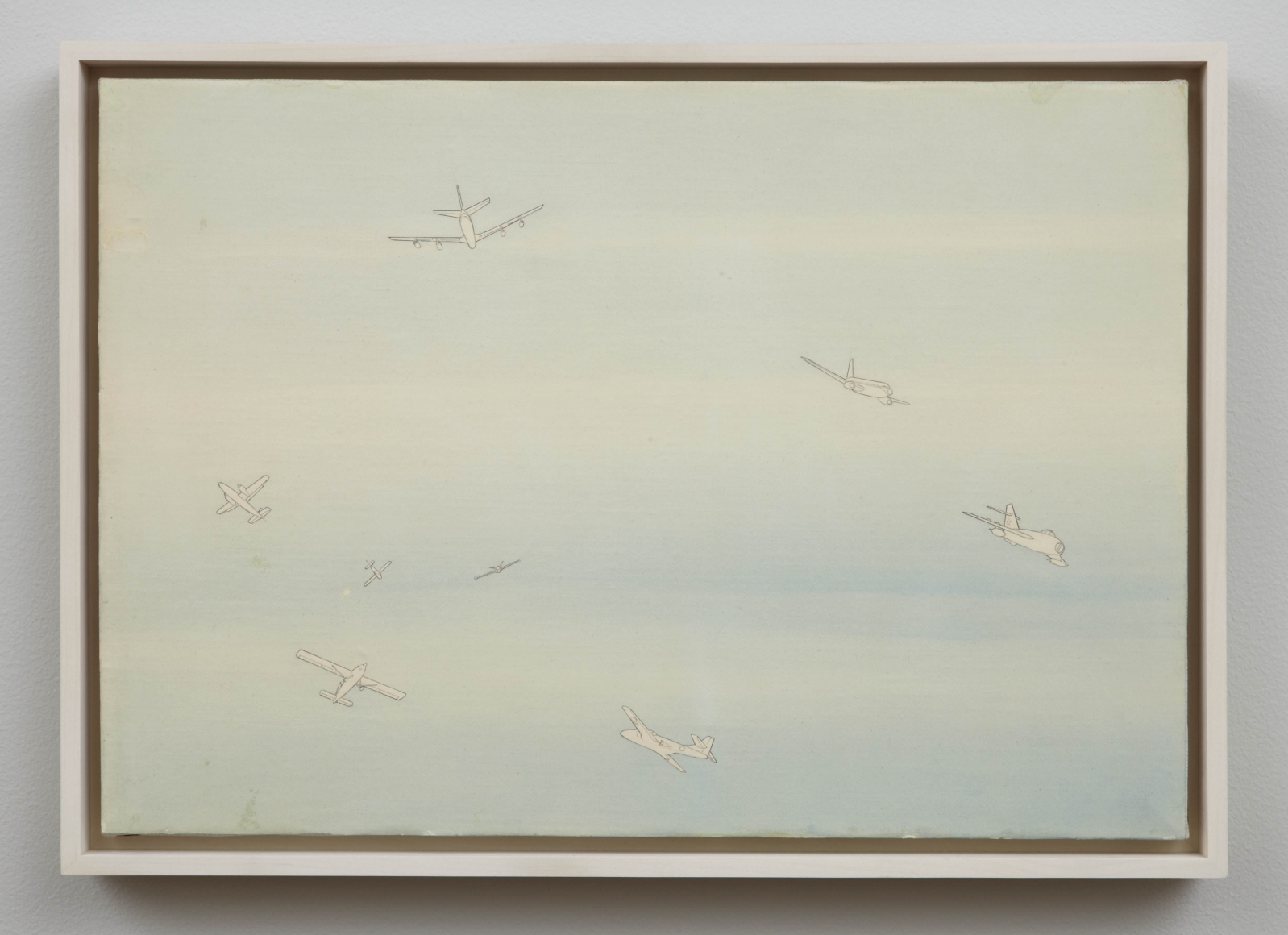 Cieli ad alta quota (per mia figlia Agathe, da suo padre), 1988, Inks on mounted photographic paper