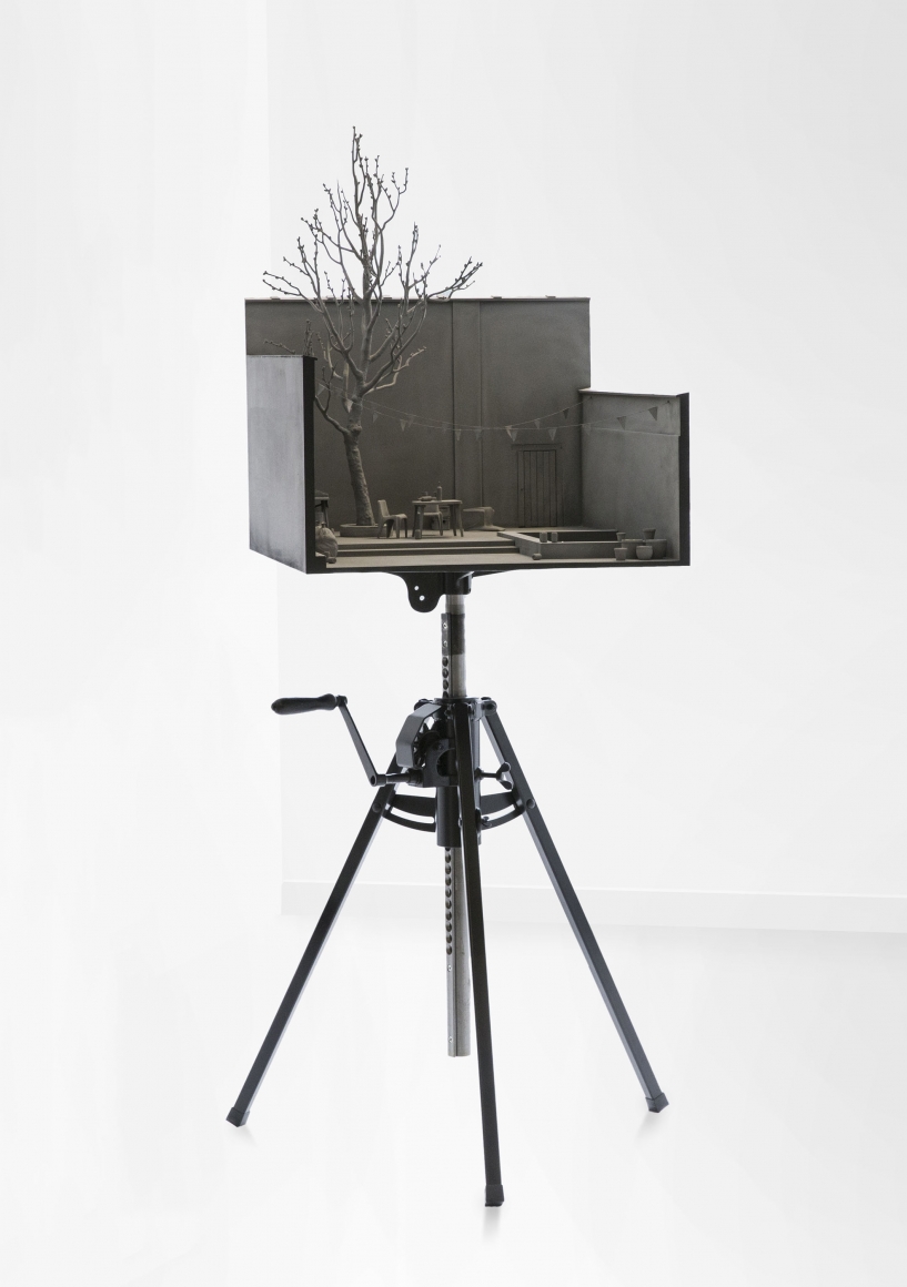 The Backyard, 2019, Wood, metal, glass, polyester, coating