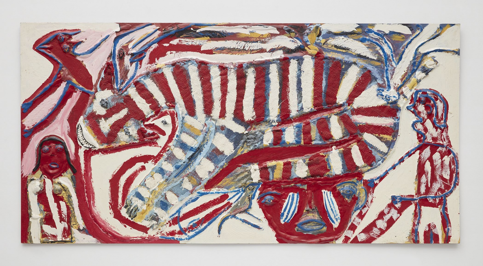 Thornton Dial, The Tiger Feels Bad, The Doctor Feels Good, 1988