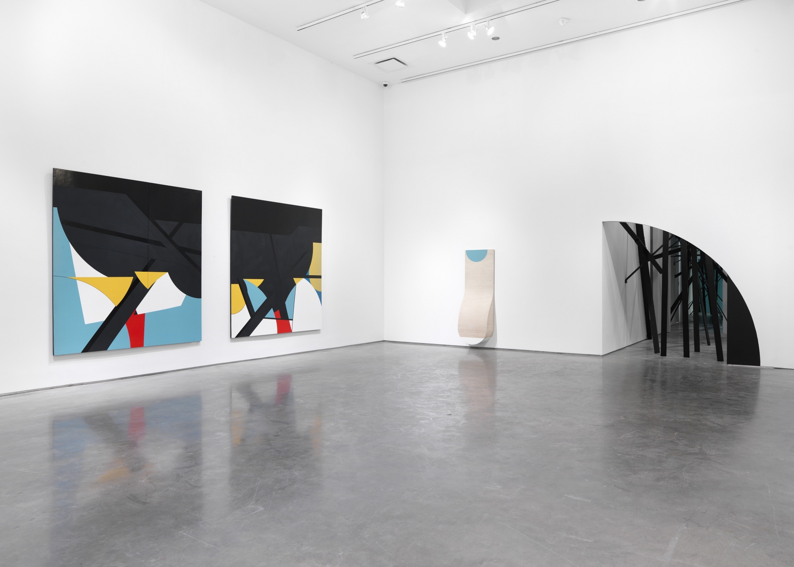 Personal Effects in BLACK (Installation View), Boesky Gallery, 2018