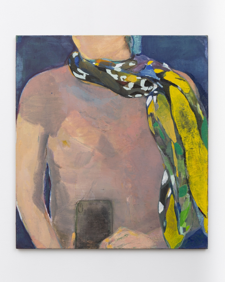 Cristina Canale, Selfie, 2019, Acrylic and oil on linen