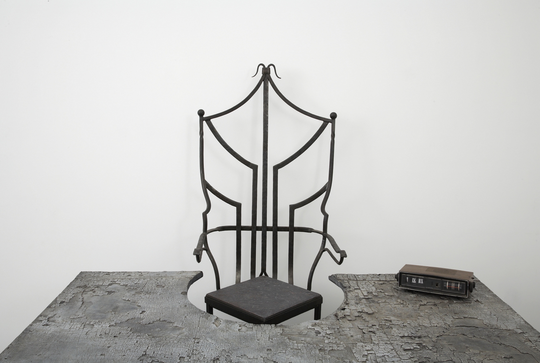a sculptural installation of contemporary art by jay heikes