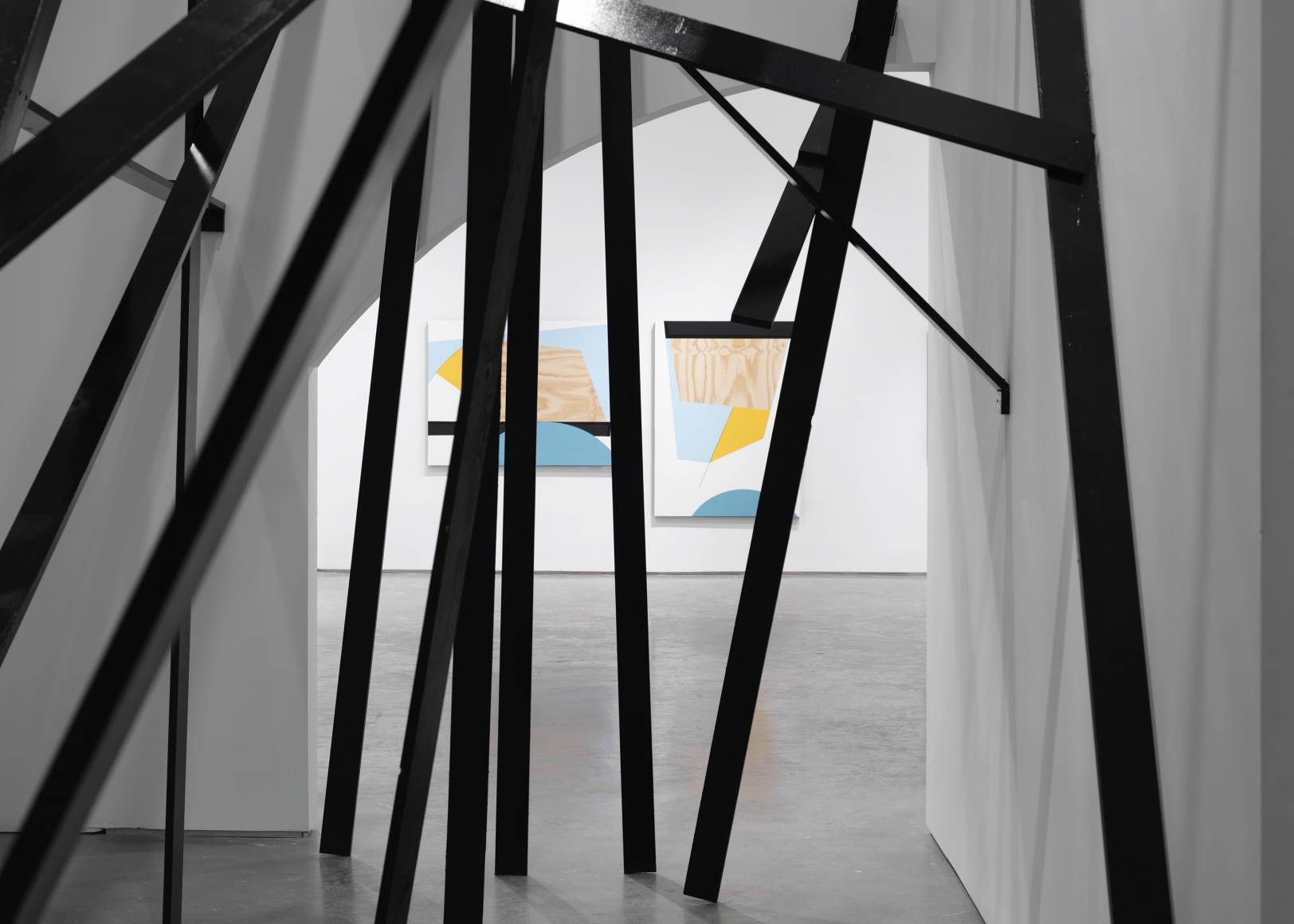 installation in a new york city contemporary art gallery by serge alain nitegeka