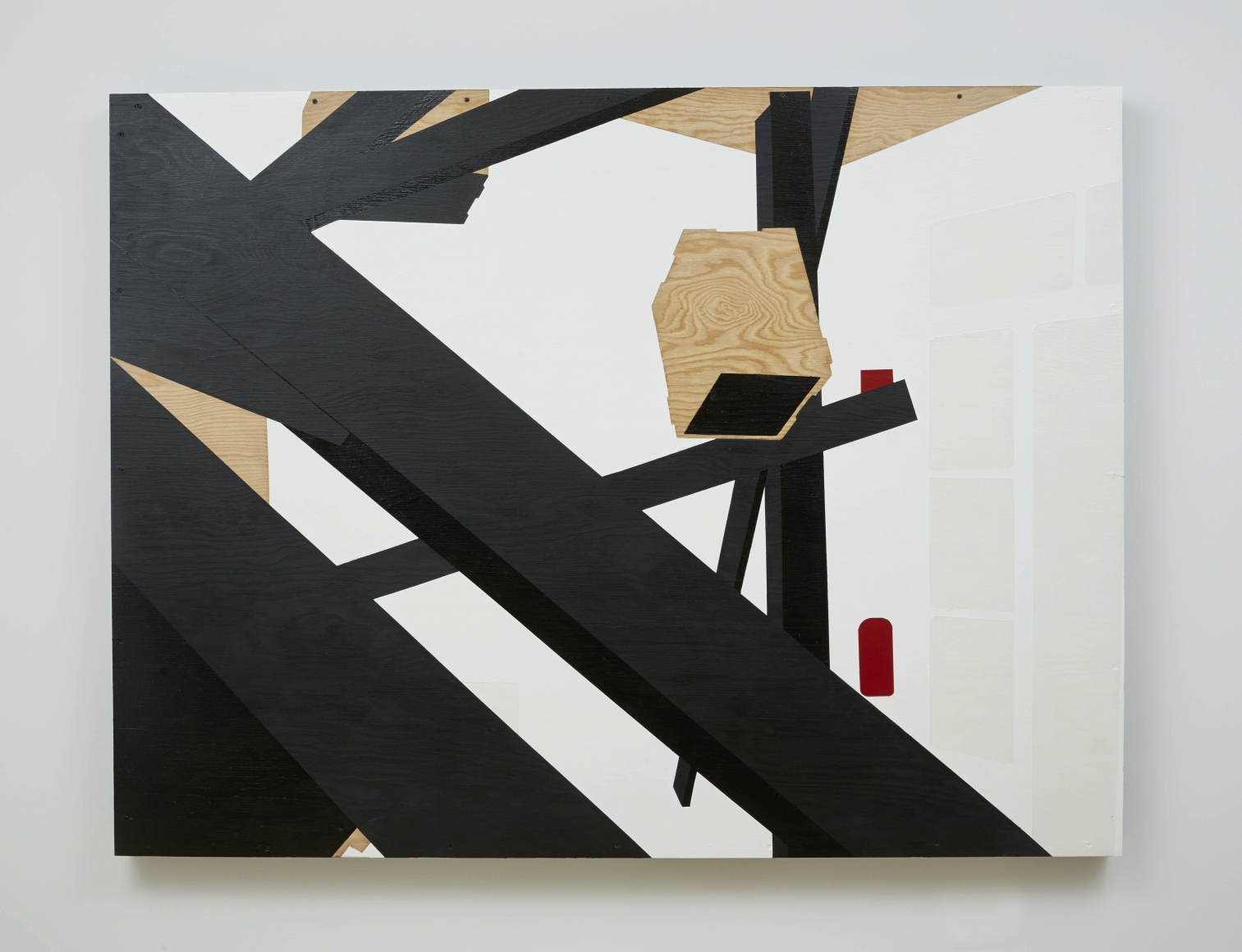 Tunnel VIII: Studio Study XIX, 2014, Paint on Wood