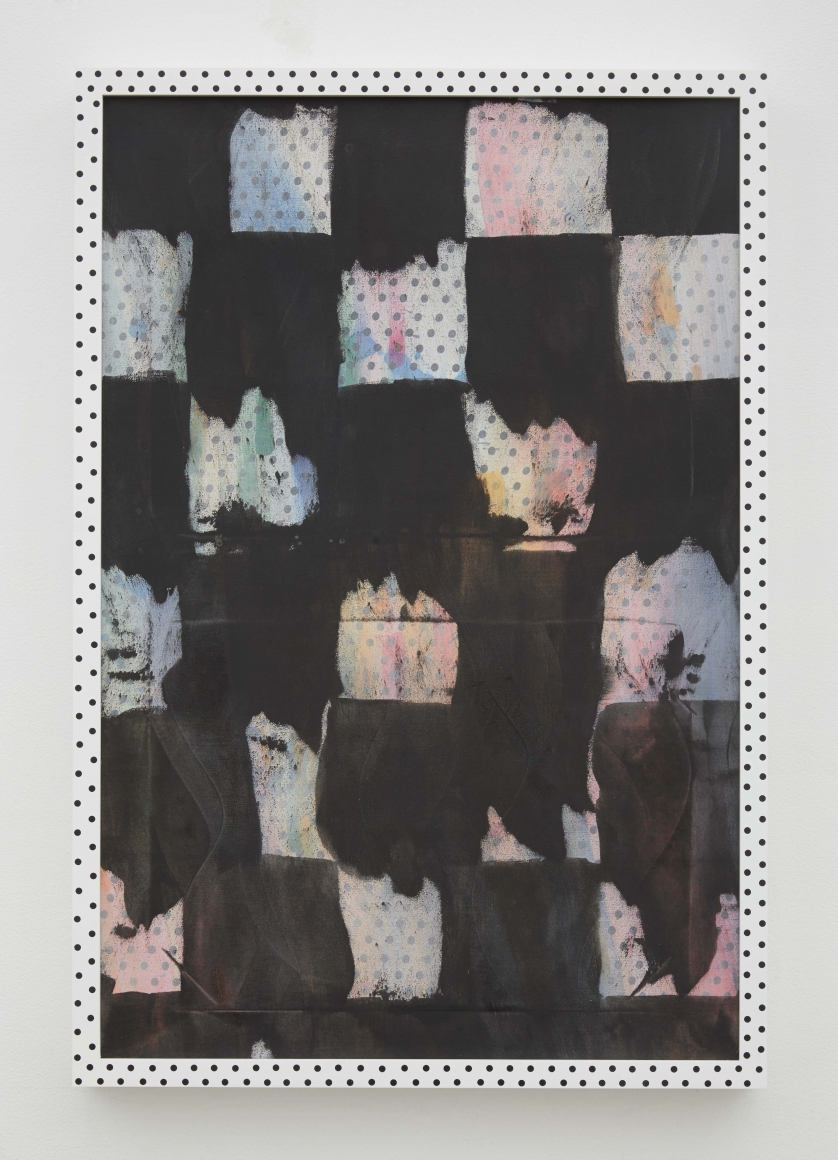 printed cotton work of art by female artist Julia Dault