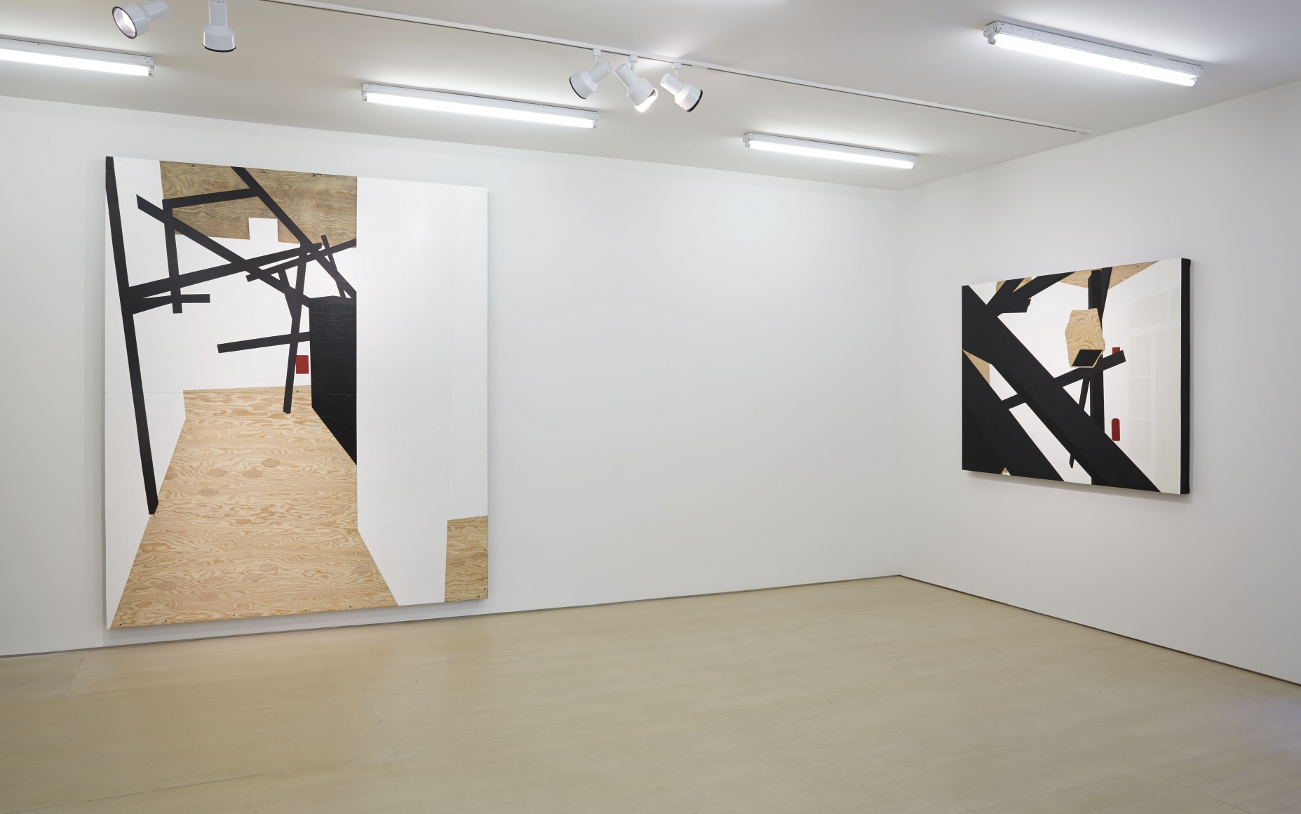 Morphings in BLACK (Installation View), BOESKY EAST, 2014