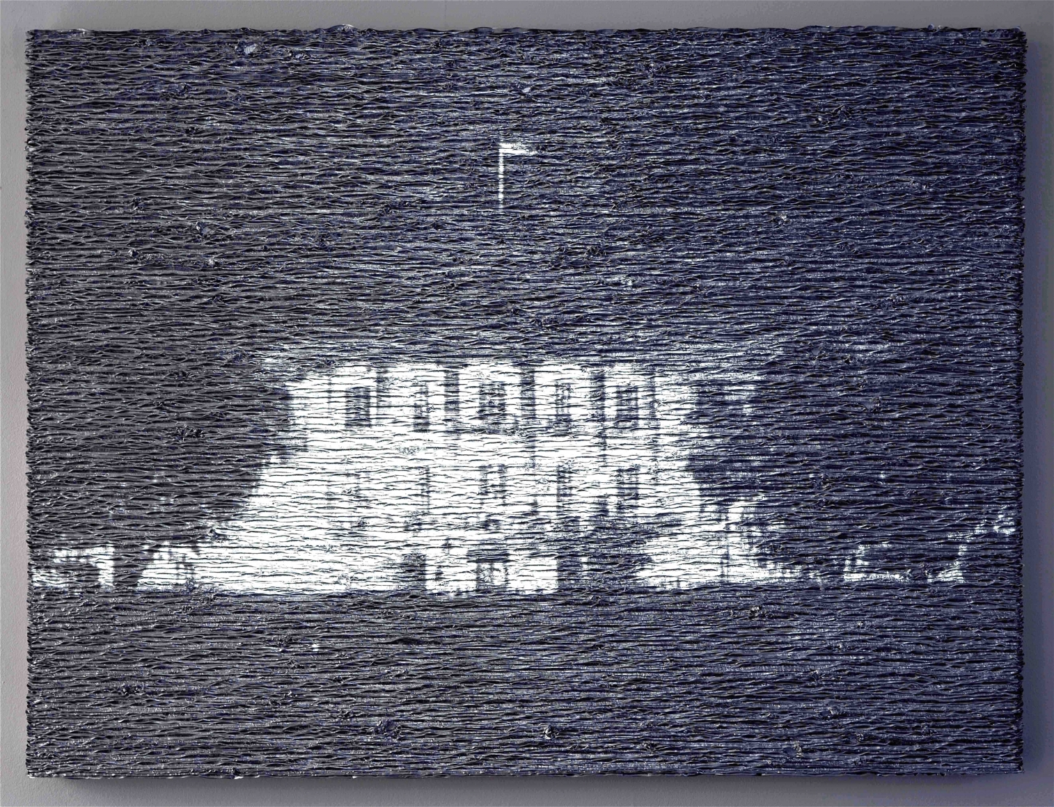 a political artwork by donald moffett of the white house available for sale