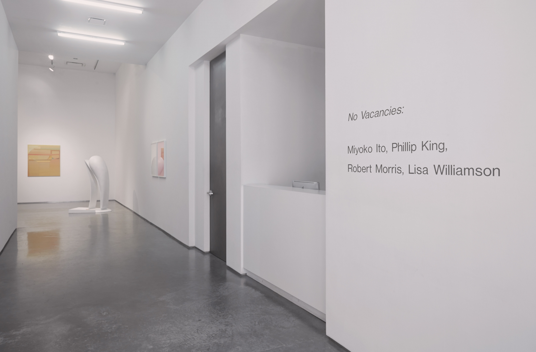 No Vacancies (Installation View), Marianne Boesky Gallery, 2015