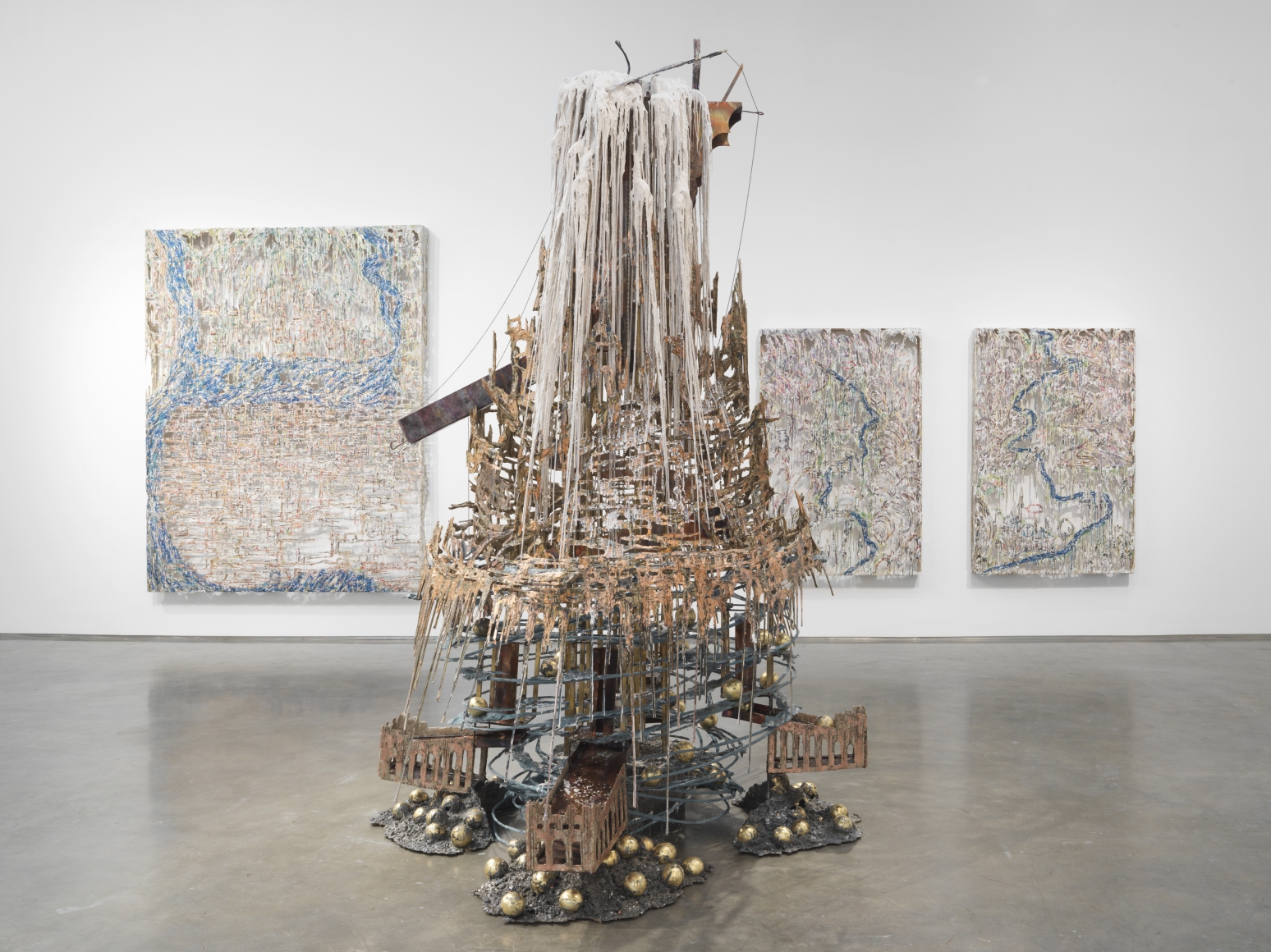 FALCON'S FORTRESS (Installation View), Boesky Gallery, 2017