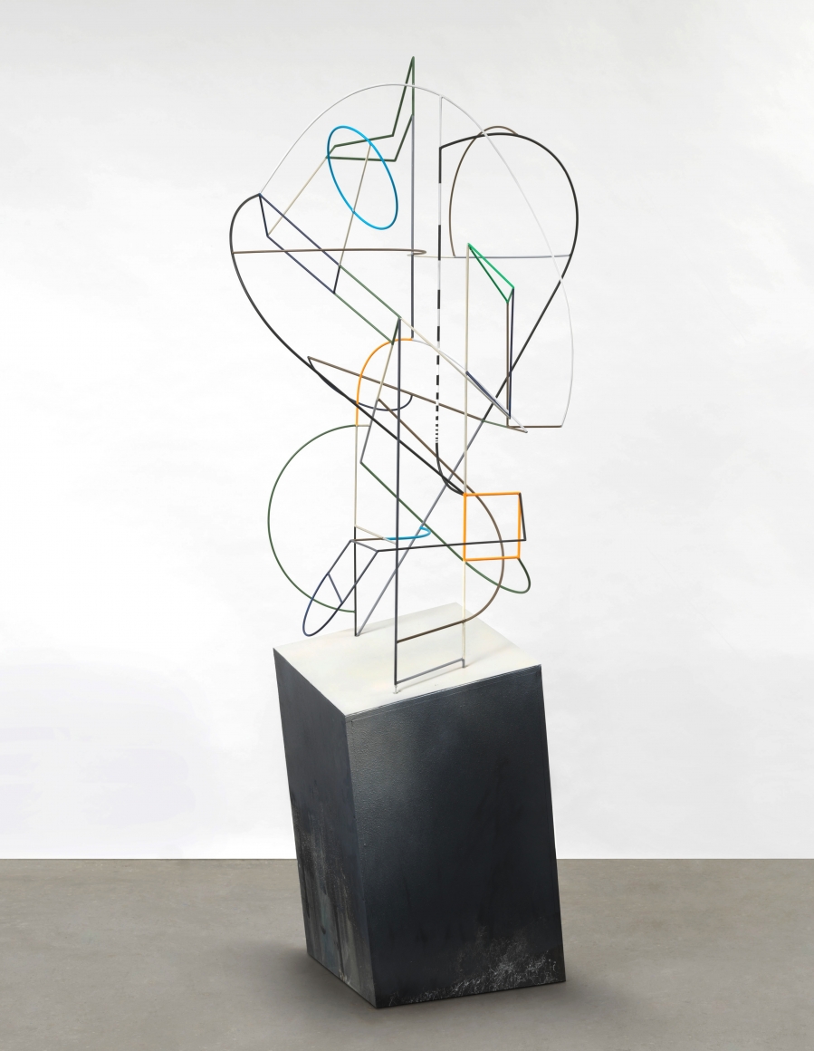 The Fifth Investigator (Cyrano), 2018, Metal and wood