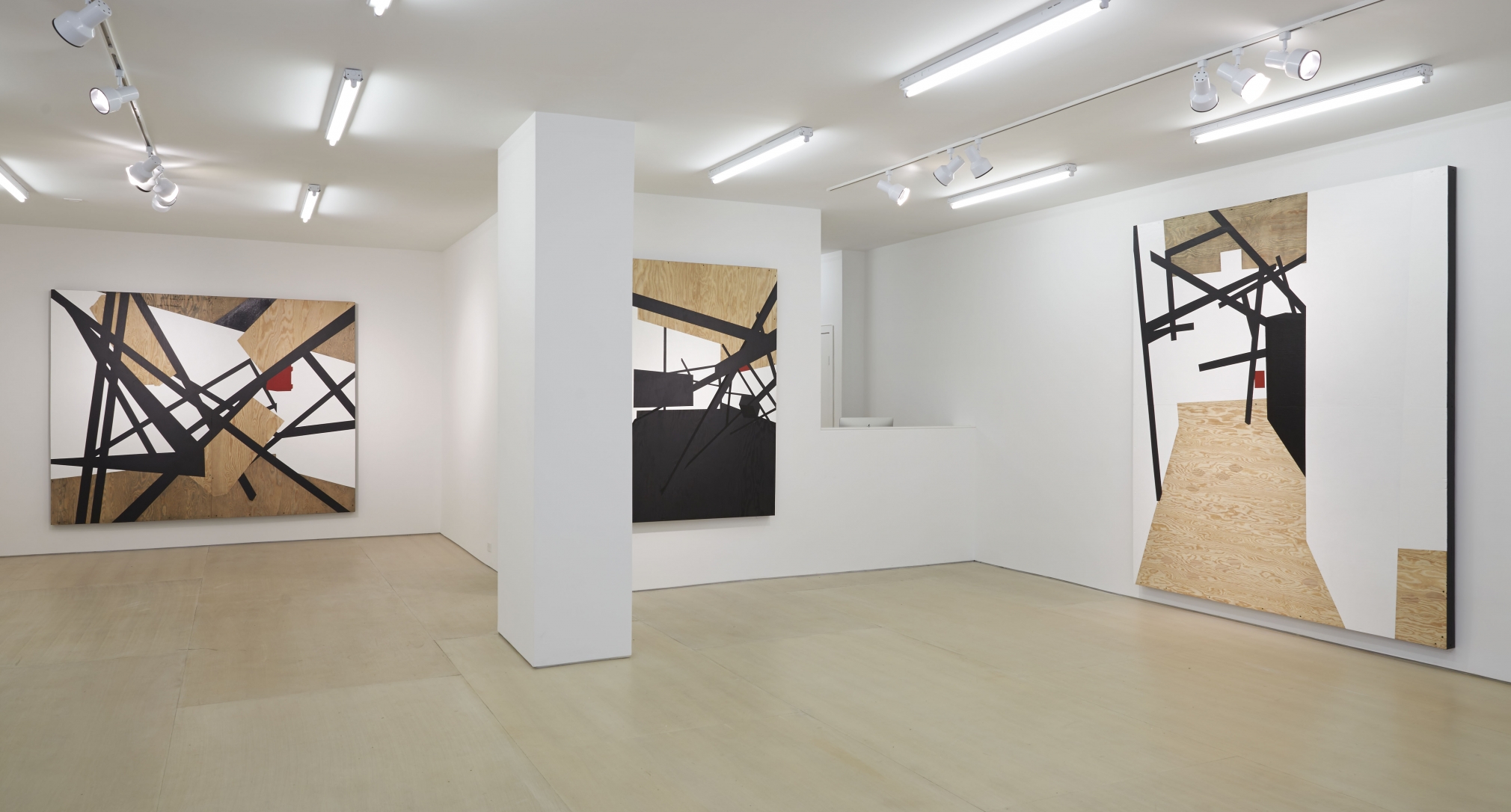 Morphings in BLACK (Installation View), BOESKY EAST, 2014
